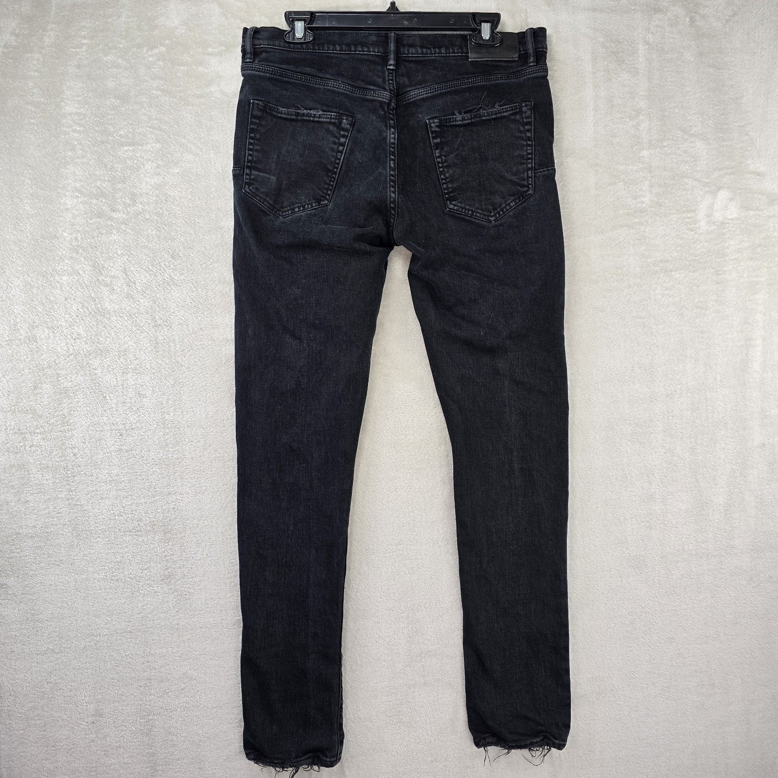 Purple Brand Purple Brand Jeans Mens 33x30 Black P001 Distressed Slim Fit Size US 33 - 10 Thumbnail