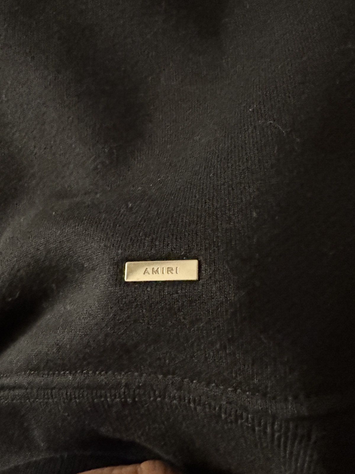 Amiri Amiri Logo print cotton hoodie medium Size US M / EU 48-50 / 2 - 3 Thumbnail