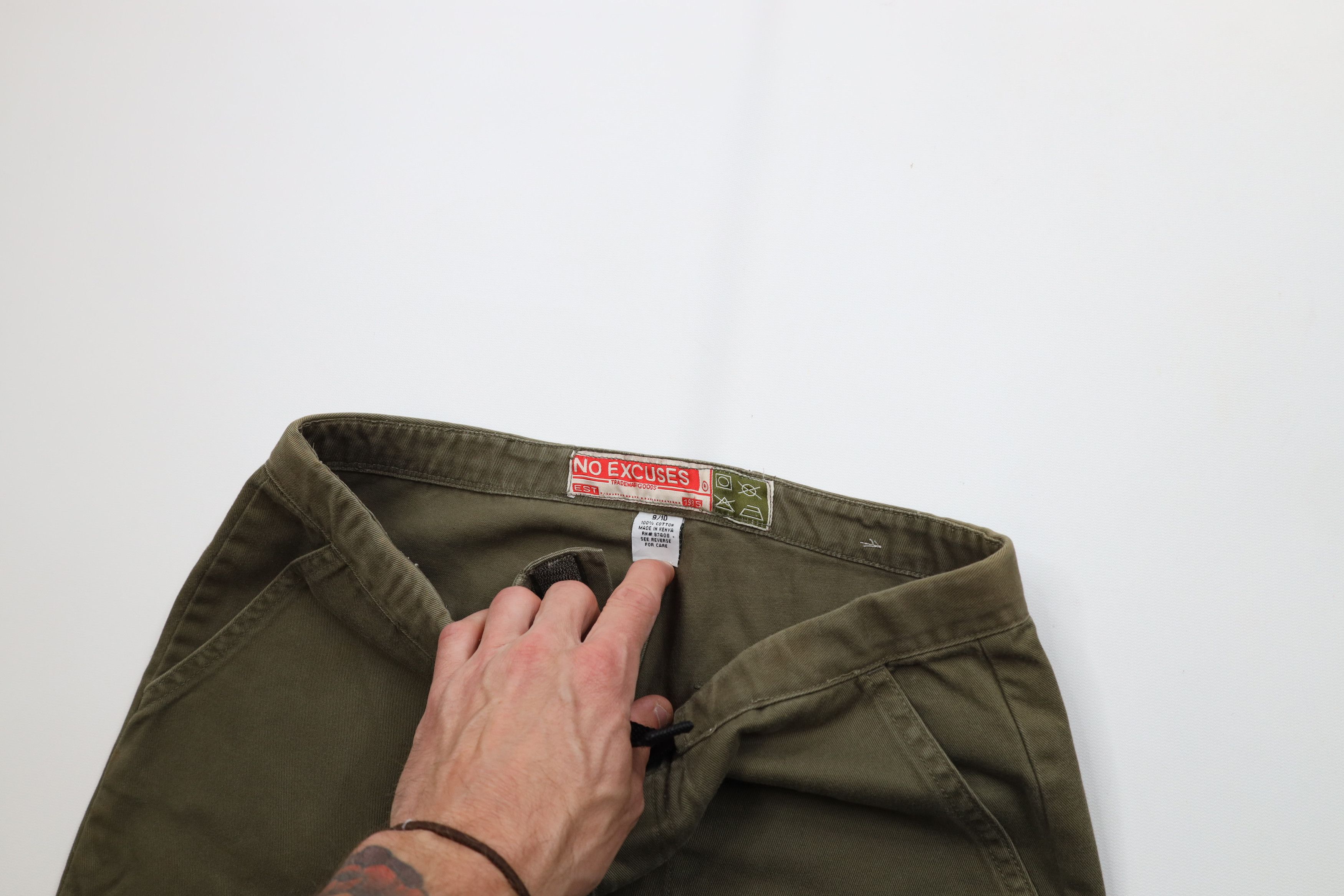 Vintage Vintage 90s Y2K Streetwear Flared Utility Military Pants Size 32" / US 10 / IT 46 - 8 Thumbnail
