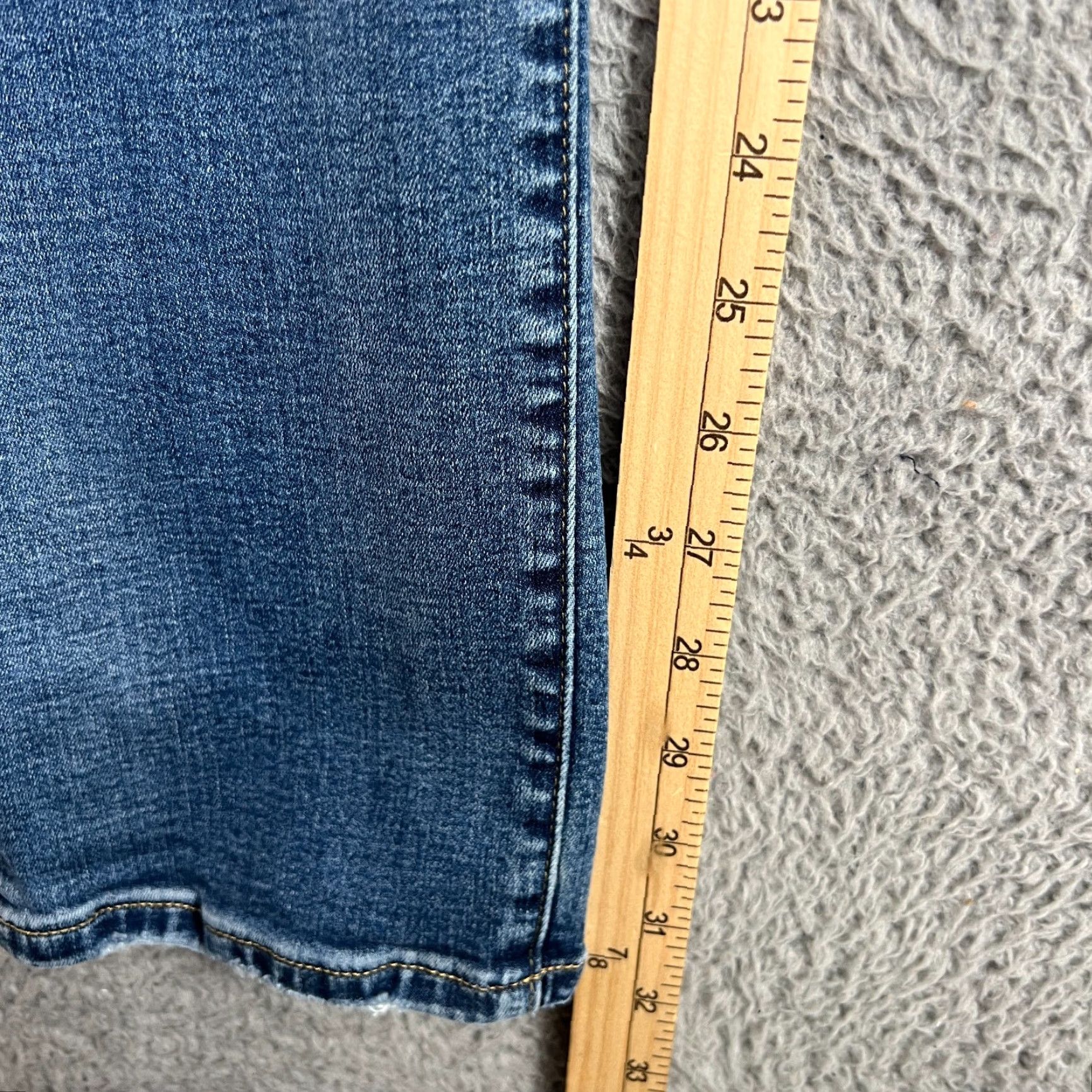 American Eagle Outfitters VINTAGE American Eagle Mens Jeans 30x32 Slim Straight Blue Cotton Elastane Regular Fit Size US 30 / EU 46 - 3 Thumbnail