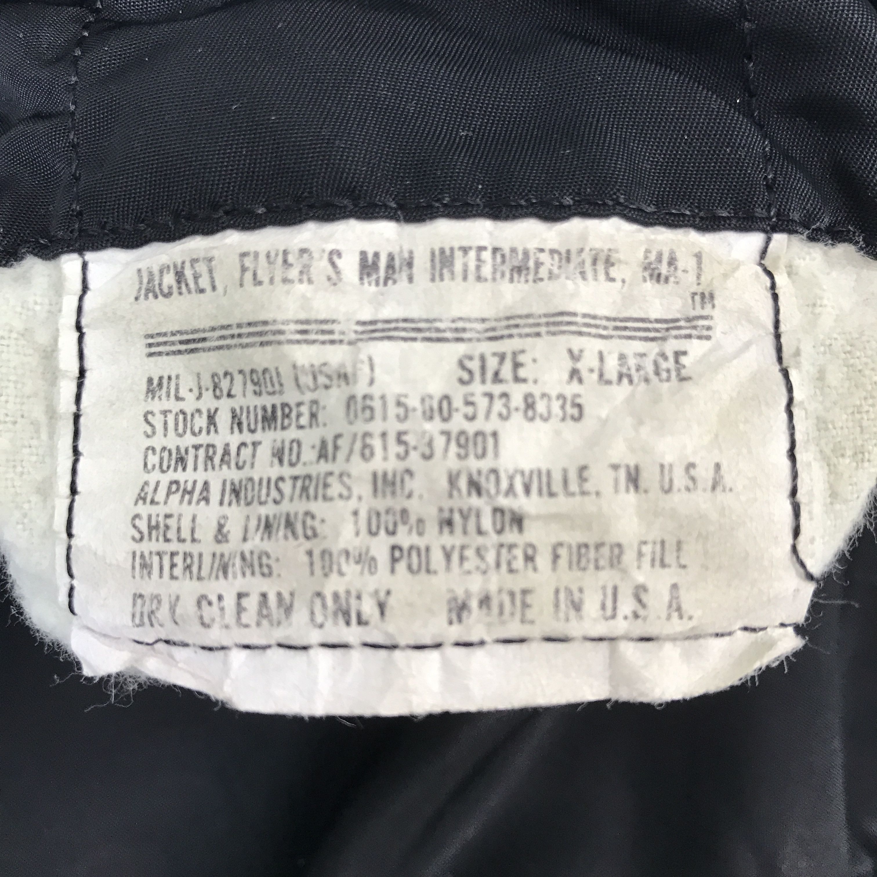 Alpha Industries Vintage Alpha Industries Bomber Black jacket Size US XL / EU 56 / 4 - 10 Thumbnail