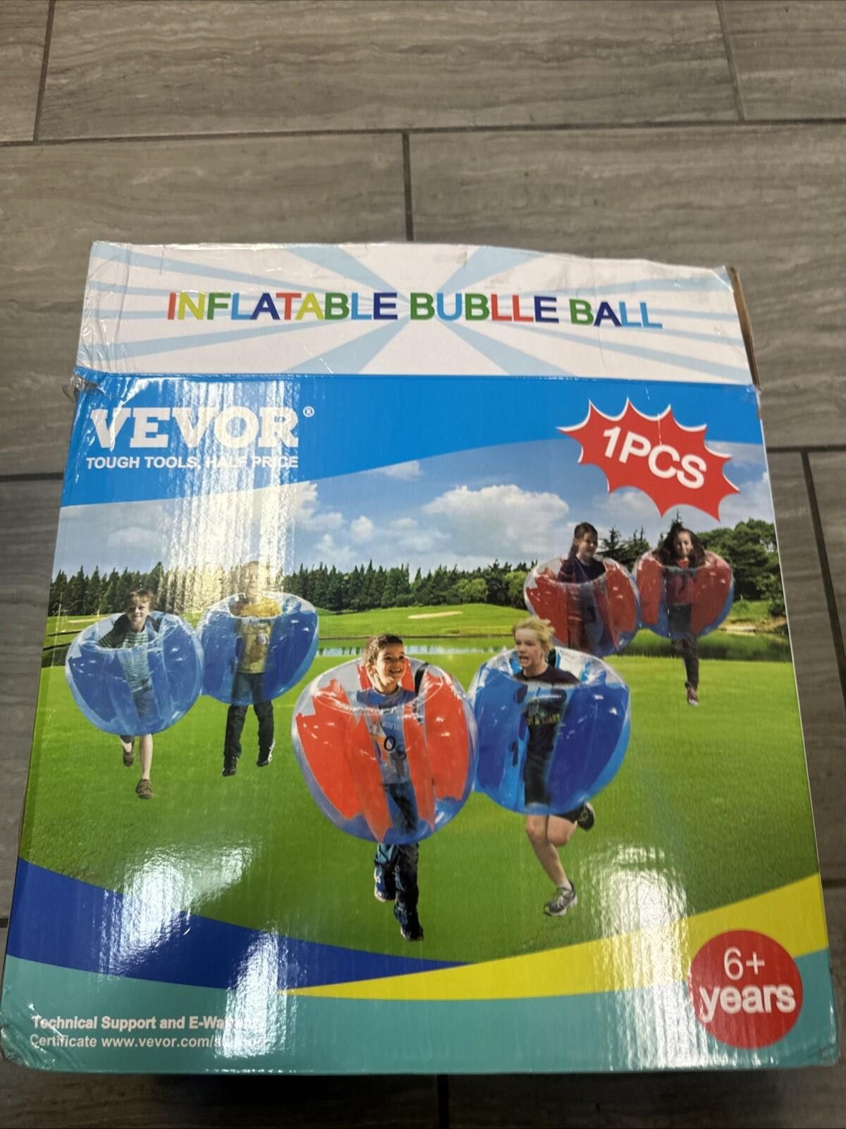Other VEVOR 1 PCS Inflatable Bumper Ball 4 FT / 1.2M , Bubble Ball Size ONE SIZE - 1 Thumbnail