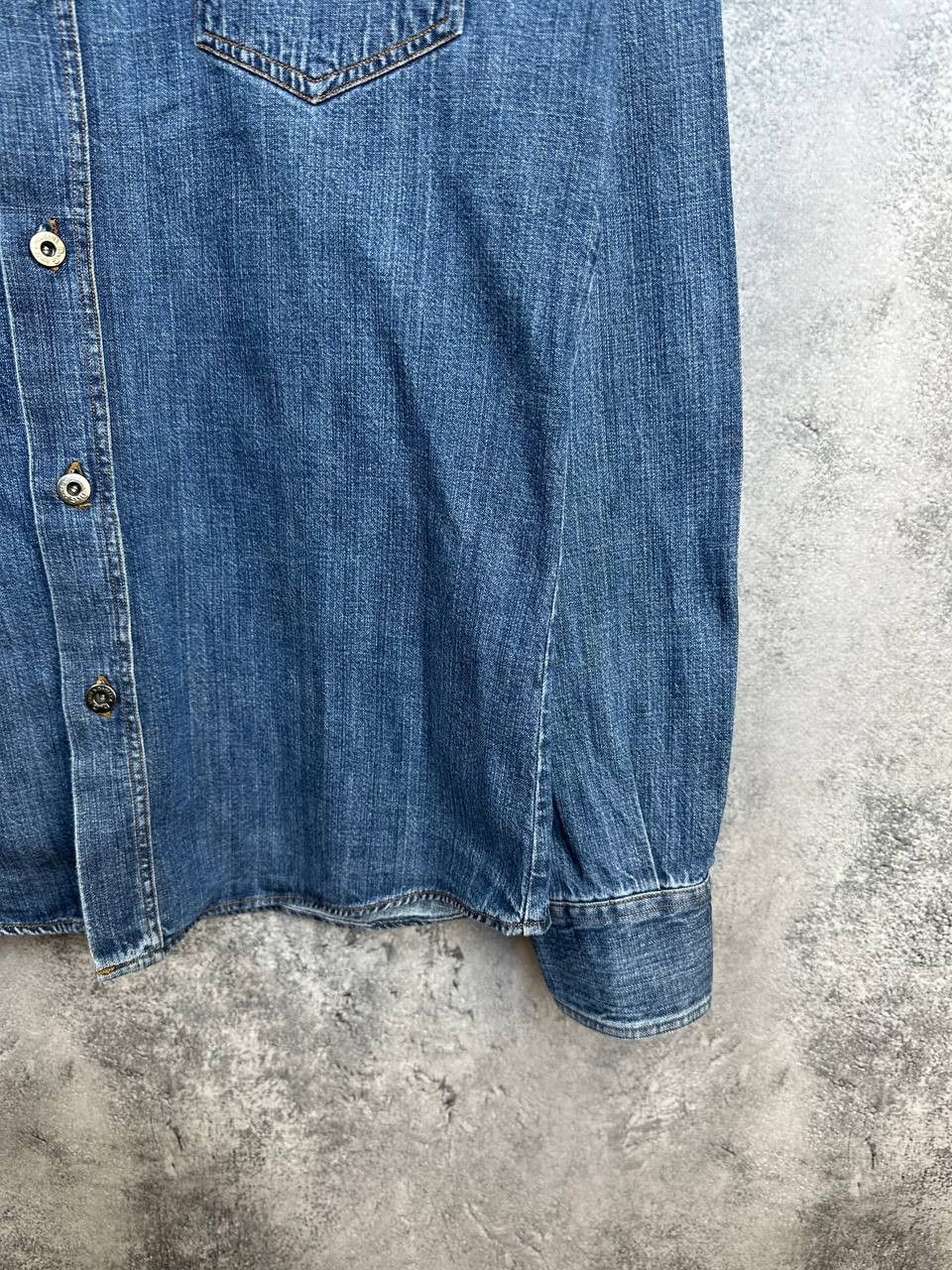 Dolce & Gabbana D&G Dolce & Gabbana Denim Shirt Vintage Logo Pocket Slim Fit Size US L / EU 52-54 / 3 - 8 Thumbnail