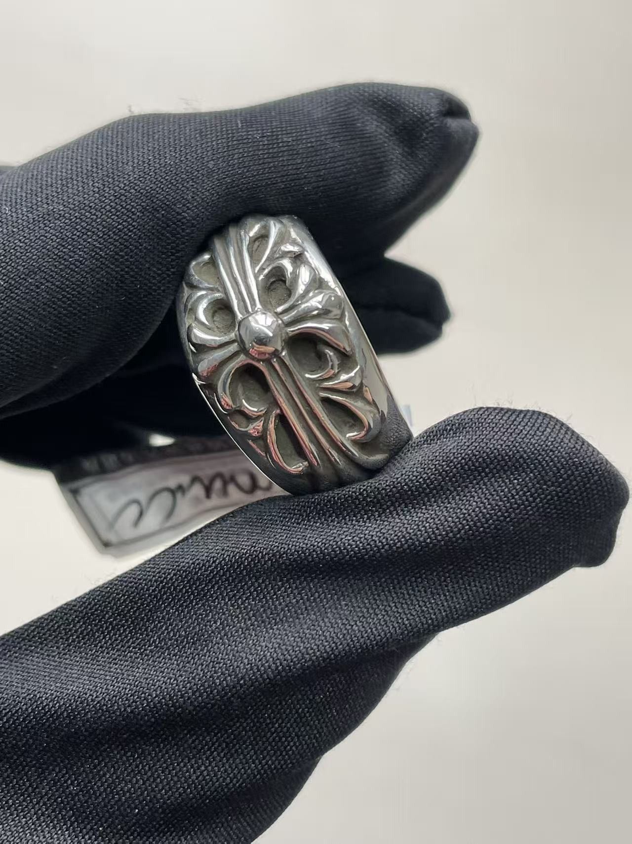 Chrome Hearts Chrome Hearts Silver Floral Cross Ring Size ONE SIZE - 9 Thumbnail