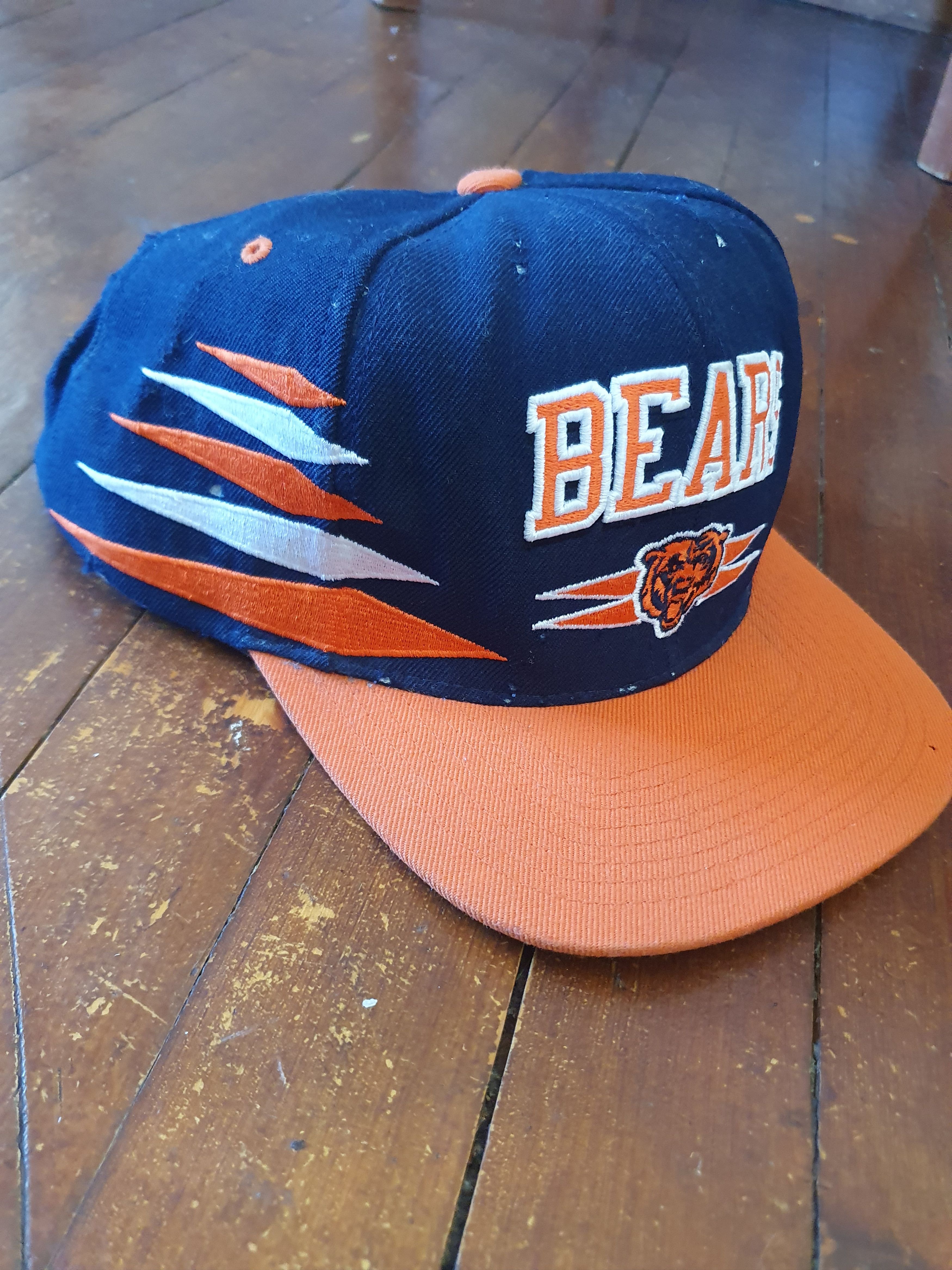Mitchell & Ness × NFL Chicago Bears Diamond Cut Snapback Hat Mitchell & Ness Size ONE SIZE - 3 Thumbnail