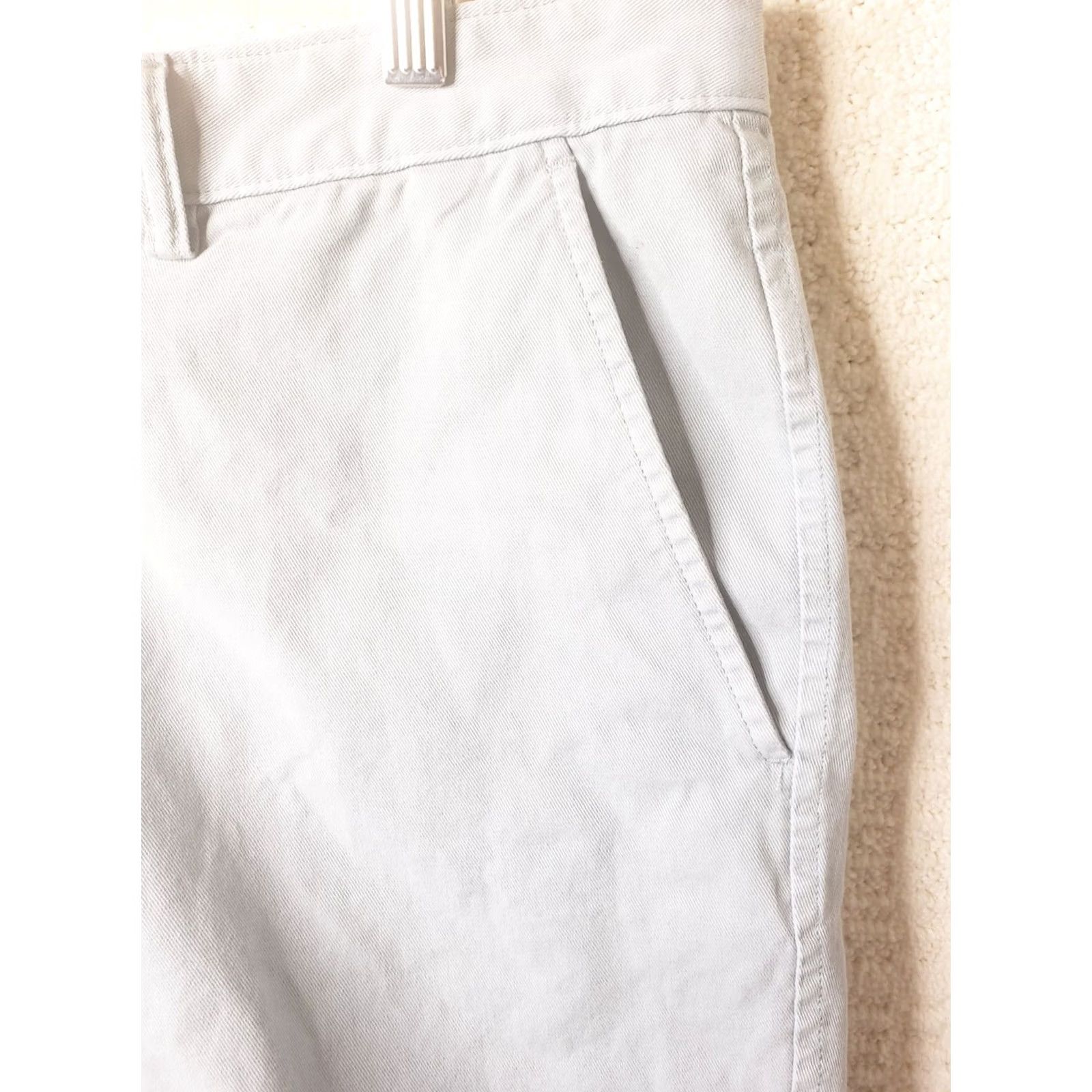 Lands' End Lands' End Men's Gray Flat Front Traditional Fit Casual Golf Shorts Size 37W X 9L Size US 37 - 5 Thumbnail