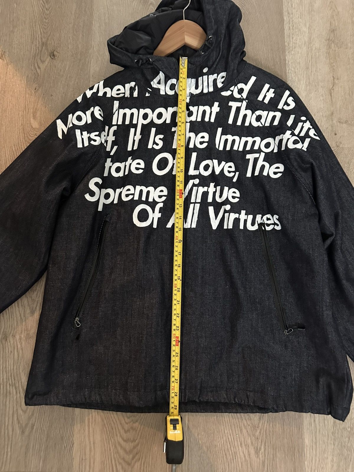 Junya Watanabe × Supreme Supreme JUNYA WATANABE CDG MAN GORE-TEX Denim Parka Indigo Size US XL / EU 56 / 4 - 2 Thumbnail