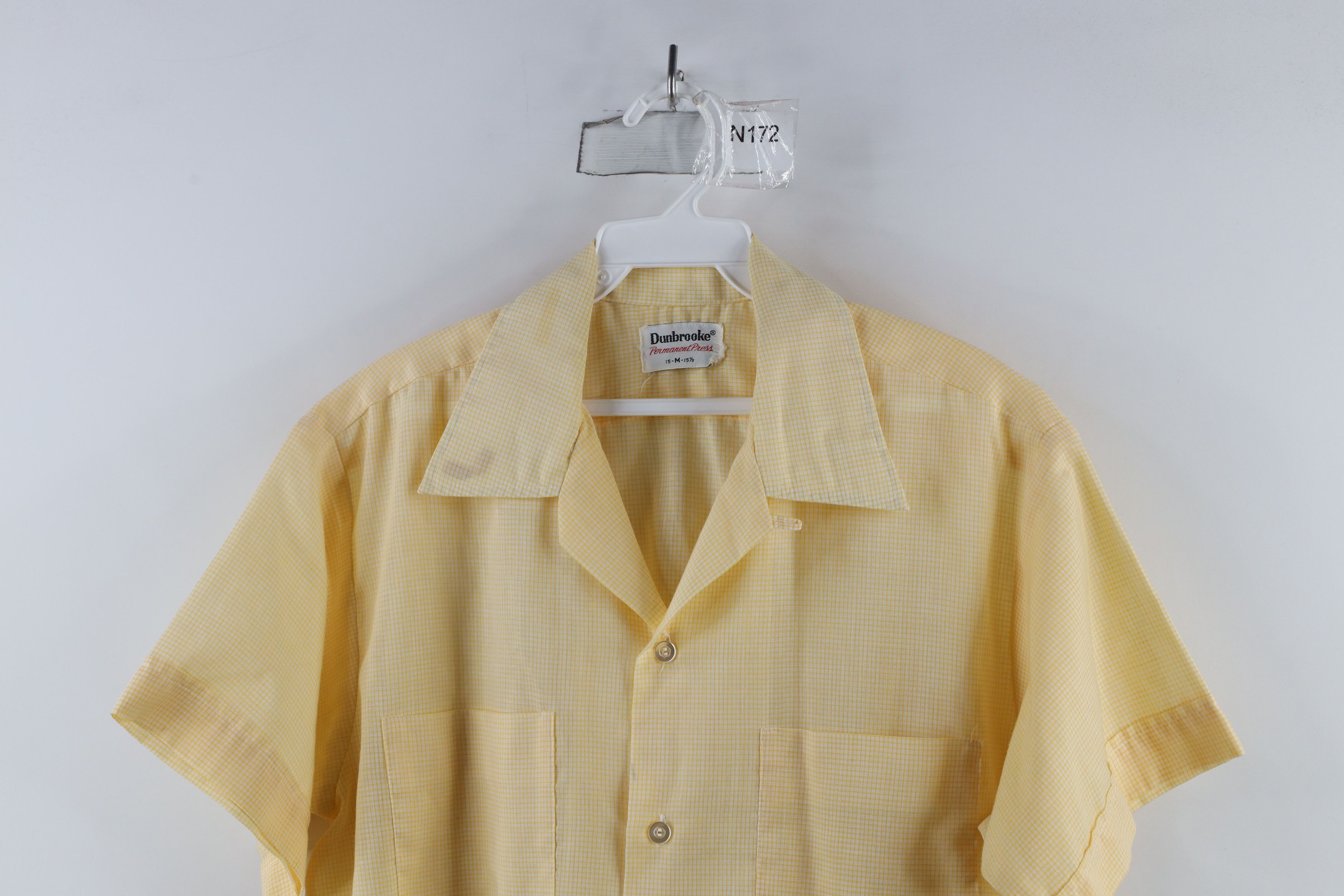 Vintage Vintage 50s 60s Rockabilly Looped Collar Button Shirt USA Size US M / EU 48-50 / 2 - 2 Thumbnail
