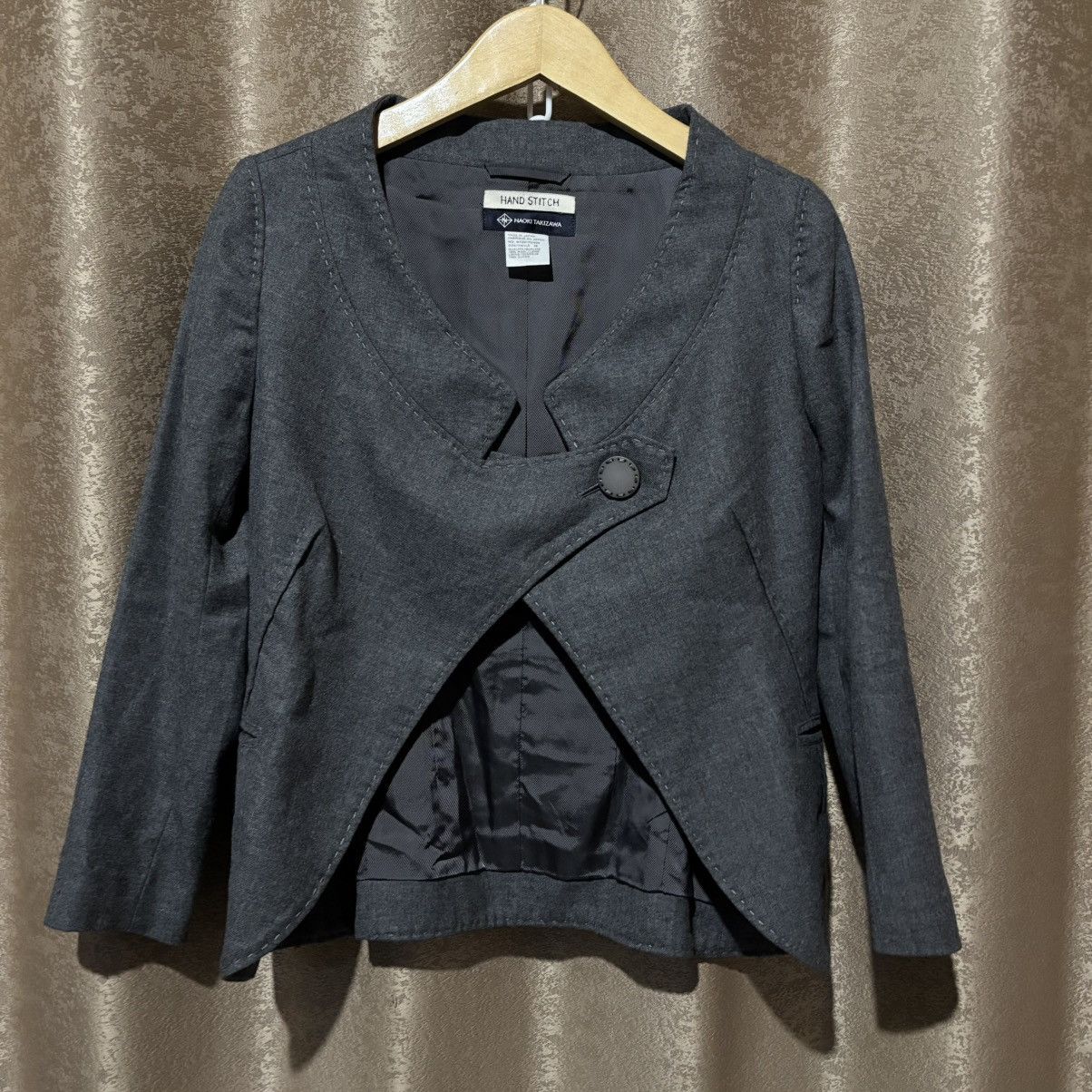 Issey Miyake Naoki Takizawa - Hand Stitch Blazers Size XS / US 0-2 / IT 36-38 - 1 Thumbnail