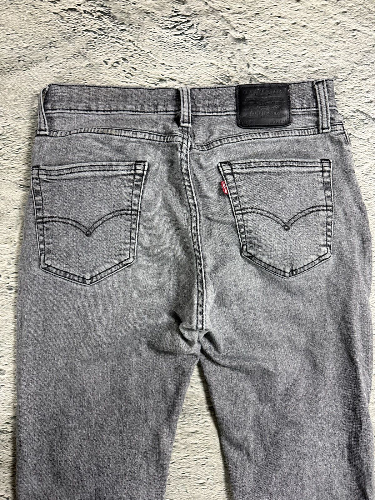 Levi's Levi’s 511 Grey Slim Jeans Size US 32 / EU 48 - 2 Thumbnail