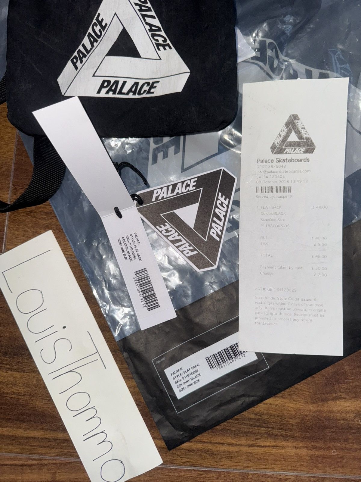 Palace Palace Tri-Ferg Flat Sack bag Size ONE SIZE - 3 Thumbnail