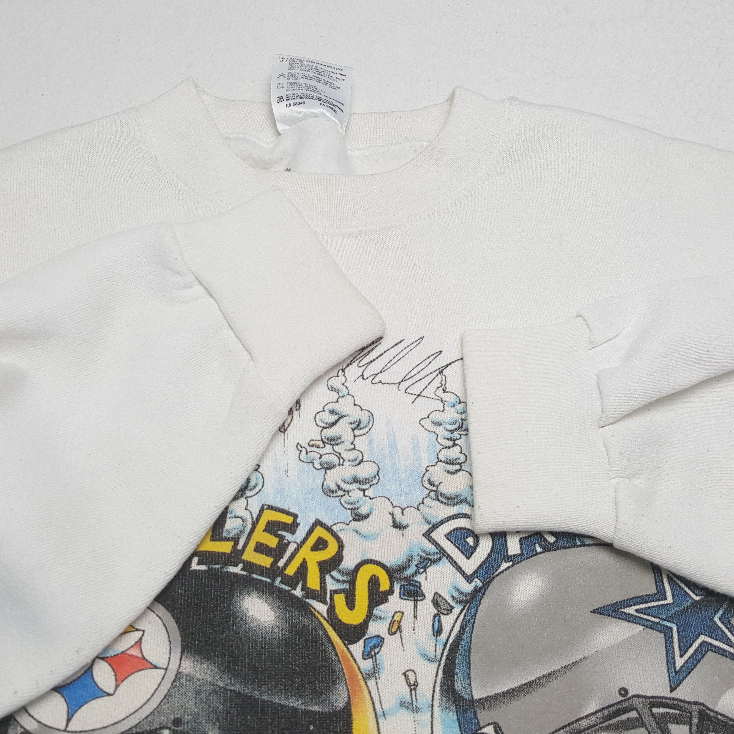 NFL PITTSBURGH STEELER Vs DALLAS COWBOYS NFL Vintage Sweatshirt Size US L / EU 52-54 / 3 - 8 Thumbnail