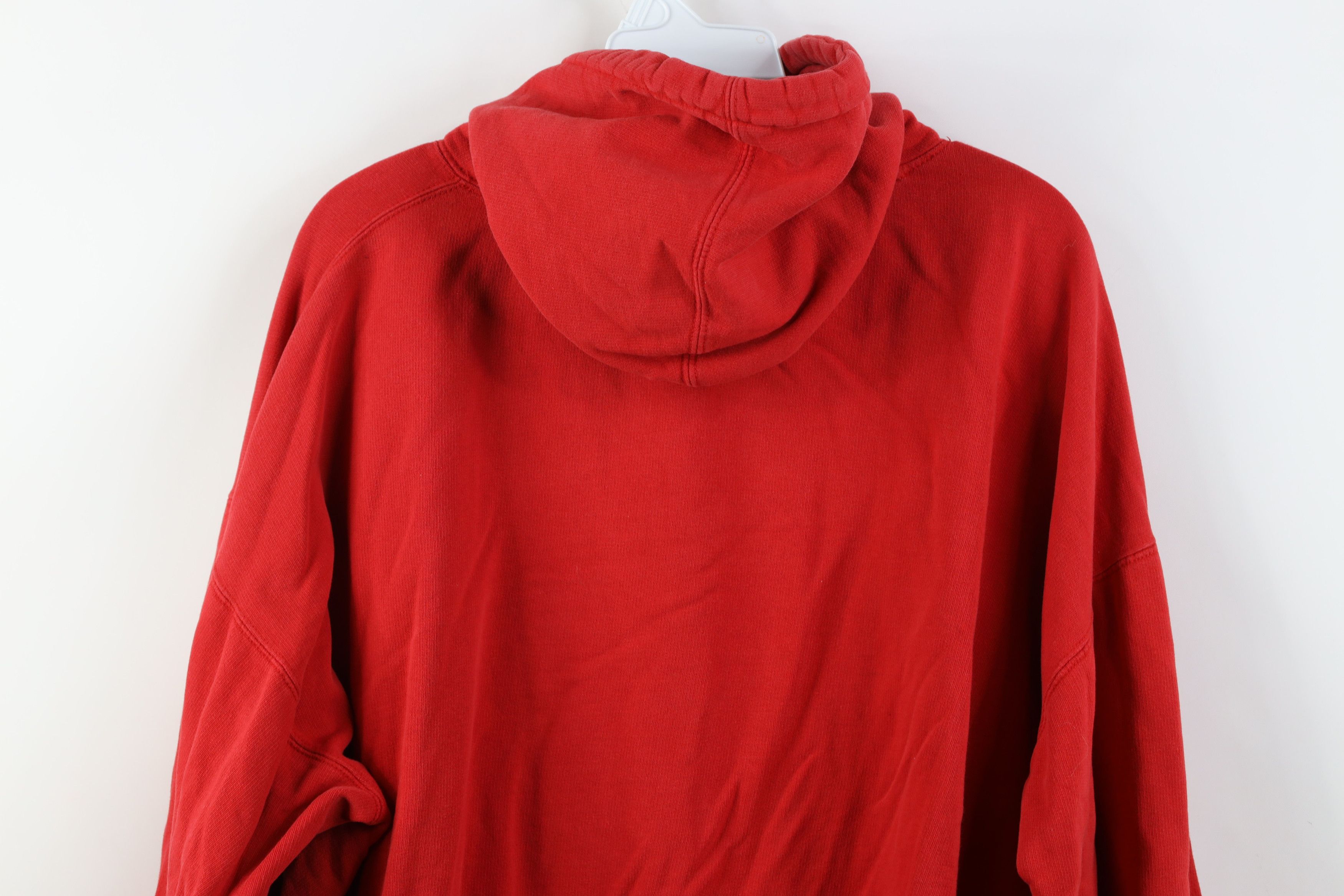 Vintage Vintage 90s Y2K Ohio State University Hoodie Sweatshirt Red Size XXL / US 16-18 / IT 52-54 - 14 Thumbnail