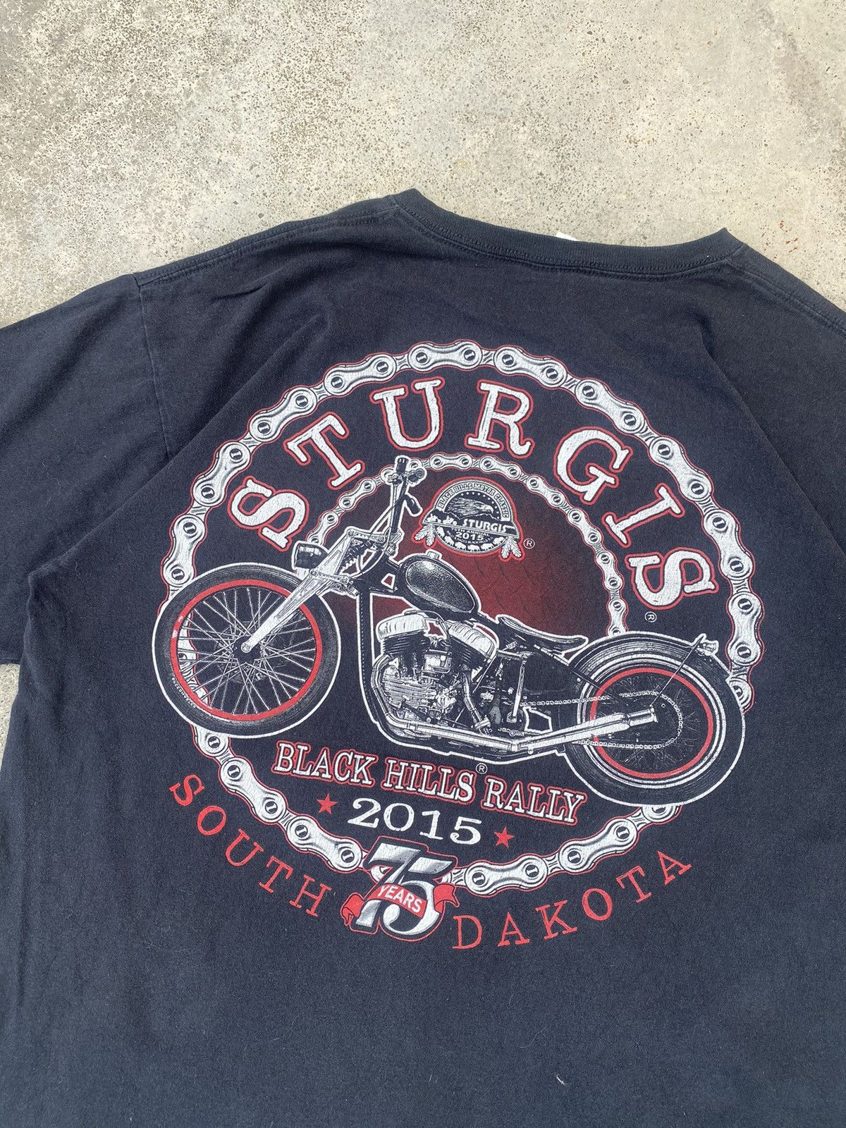Harley Davidson Sturgis Chains Black Hills Tees Size US L / EU 52-54 / 3 - 2 Thumbnail