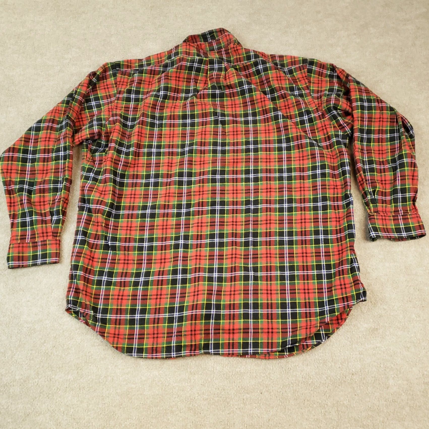 Ralph Lauren Ralph Lauren Shirt Mens XL Red Plaid Button-Up Casual Long Sleeve Blake Y2K Size US XL / EU 56 / 4 - 7 Thumbnail