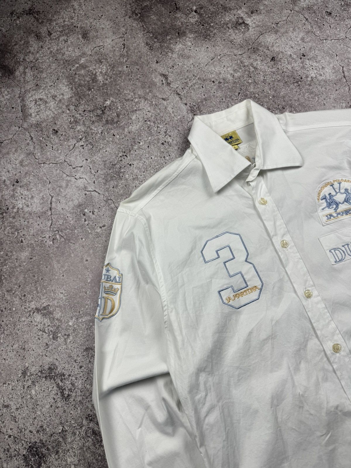 La Martina Vintage Y2KLa Martina Dubai Polo Team Button ups Shirt Size US L / EU 52-54 / 3 - 5 Thumbnail
