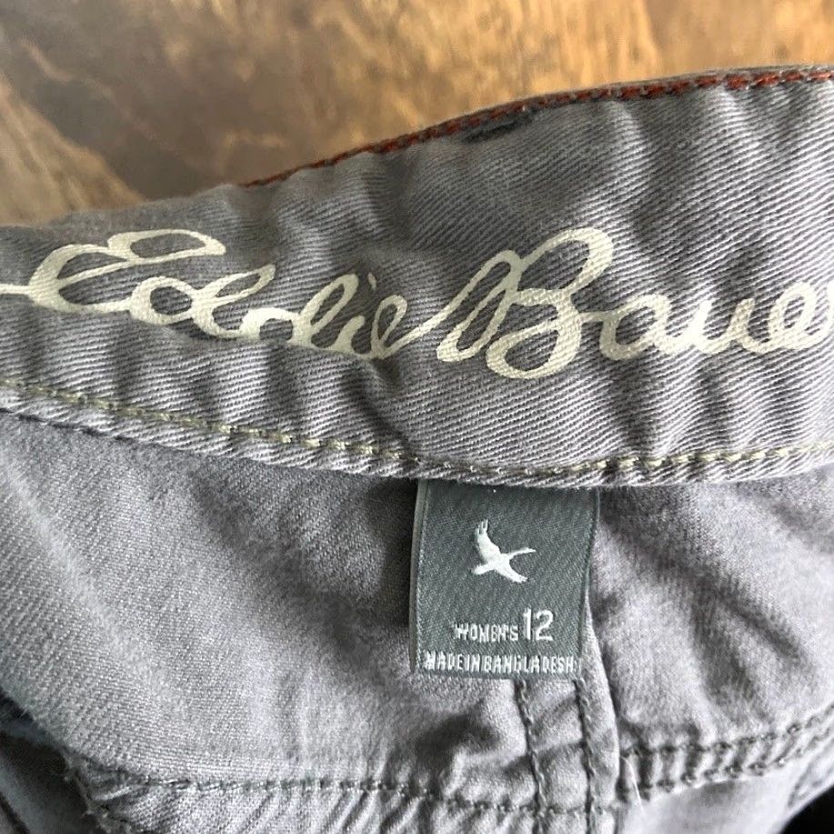 Eddie Bauer Eddie Bauer Womens Jeans Gray Slightly Curvy Skinny Mid Rise Stretch 12 Jeans Size 24" / US 00 / IT 34 - 4 Thumbnail