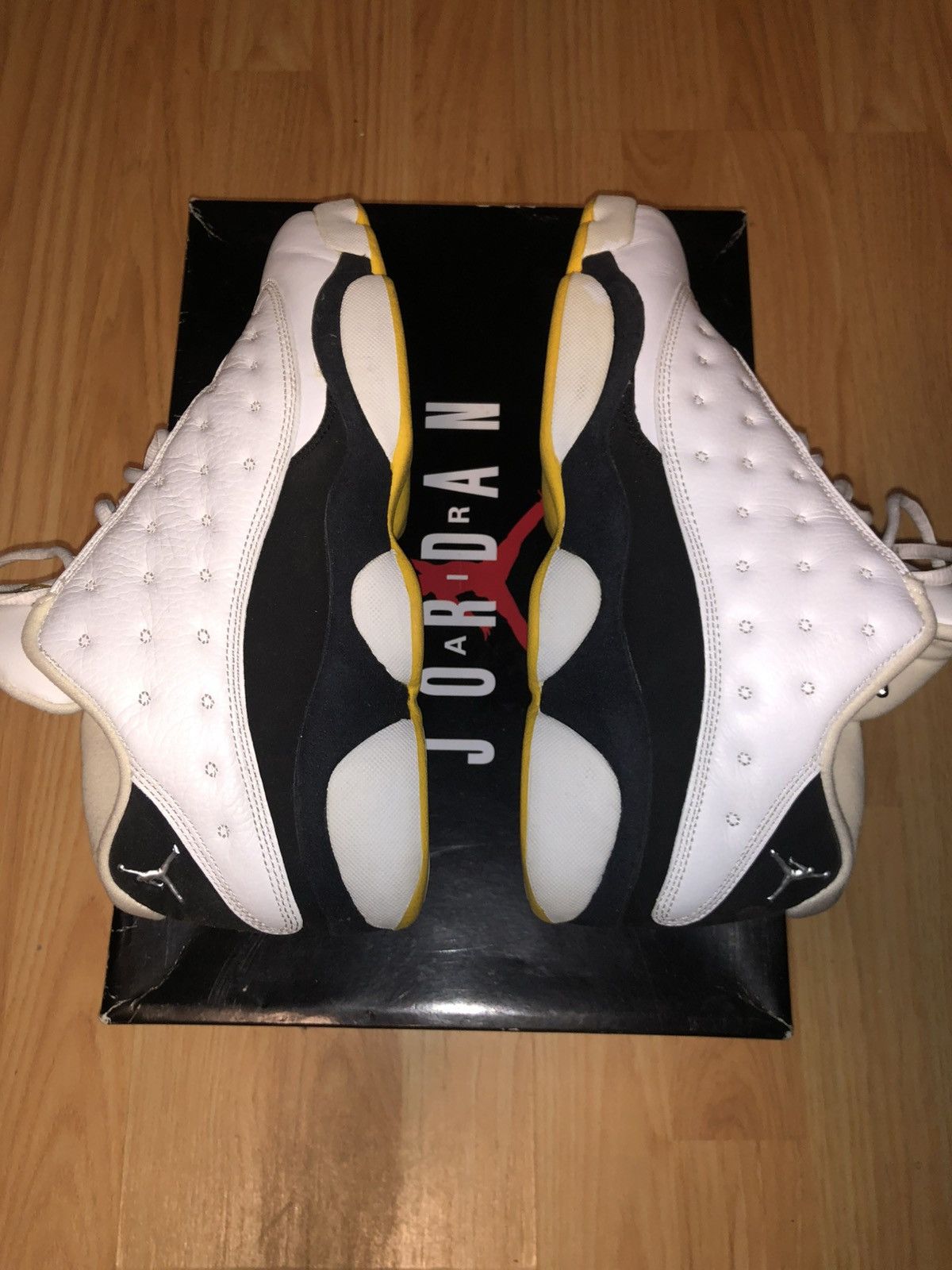 Nike Air Jordan 13 Retro Low White Varsity Maize - Size 9 Size US 9 / EU 42 - 3 Thumbnail