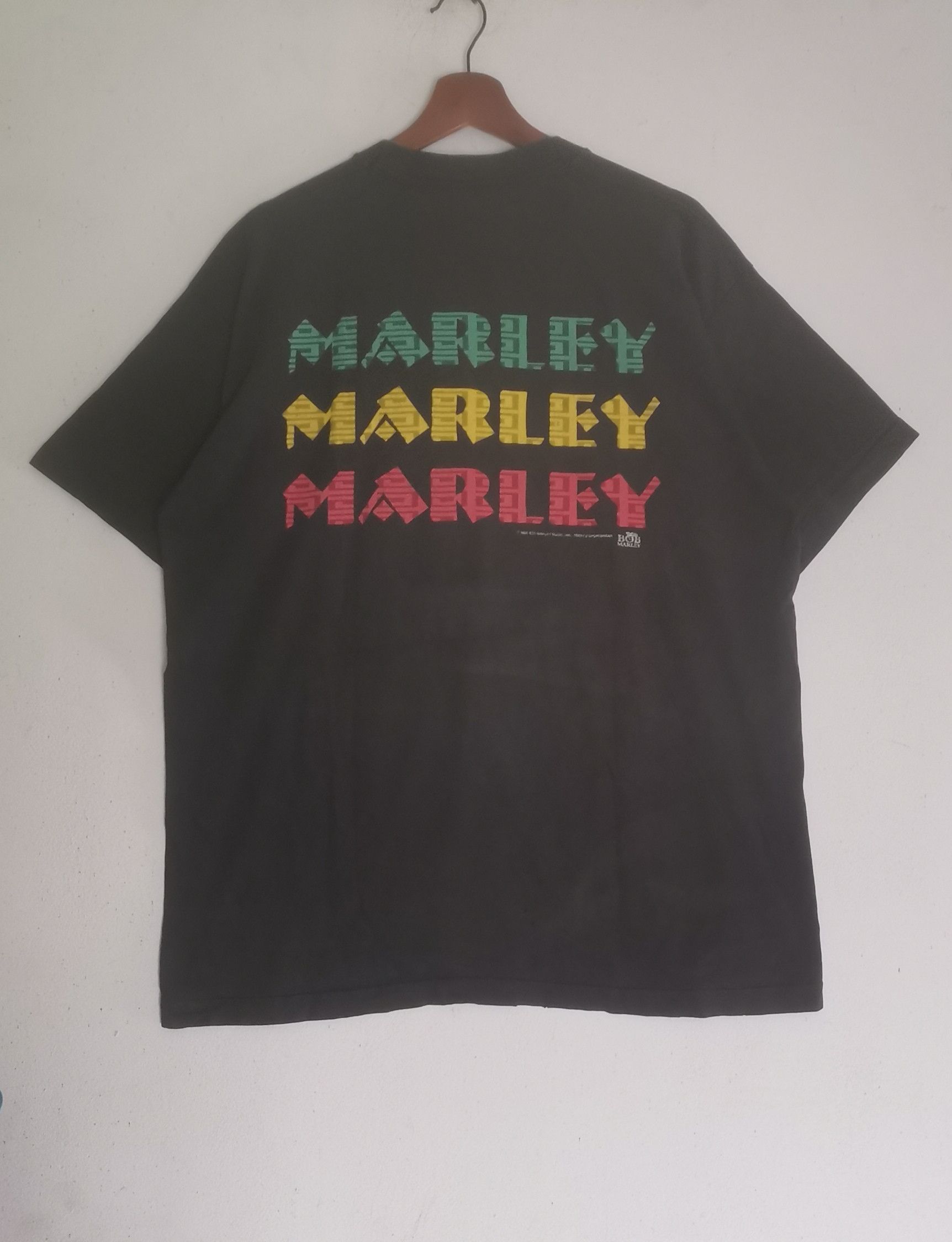 Bob Marley × Vintage Rare vintage Bob Marley t-shirt Size US XL / EU 56 / 4 - 3 Thumbnail