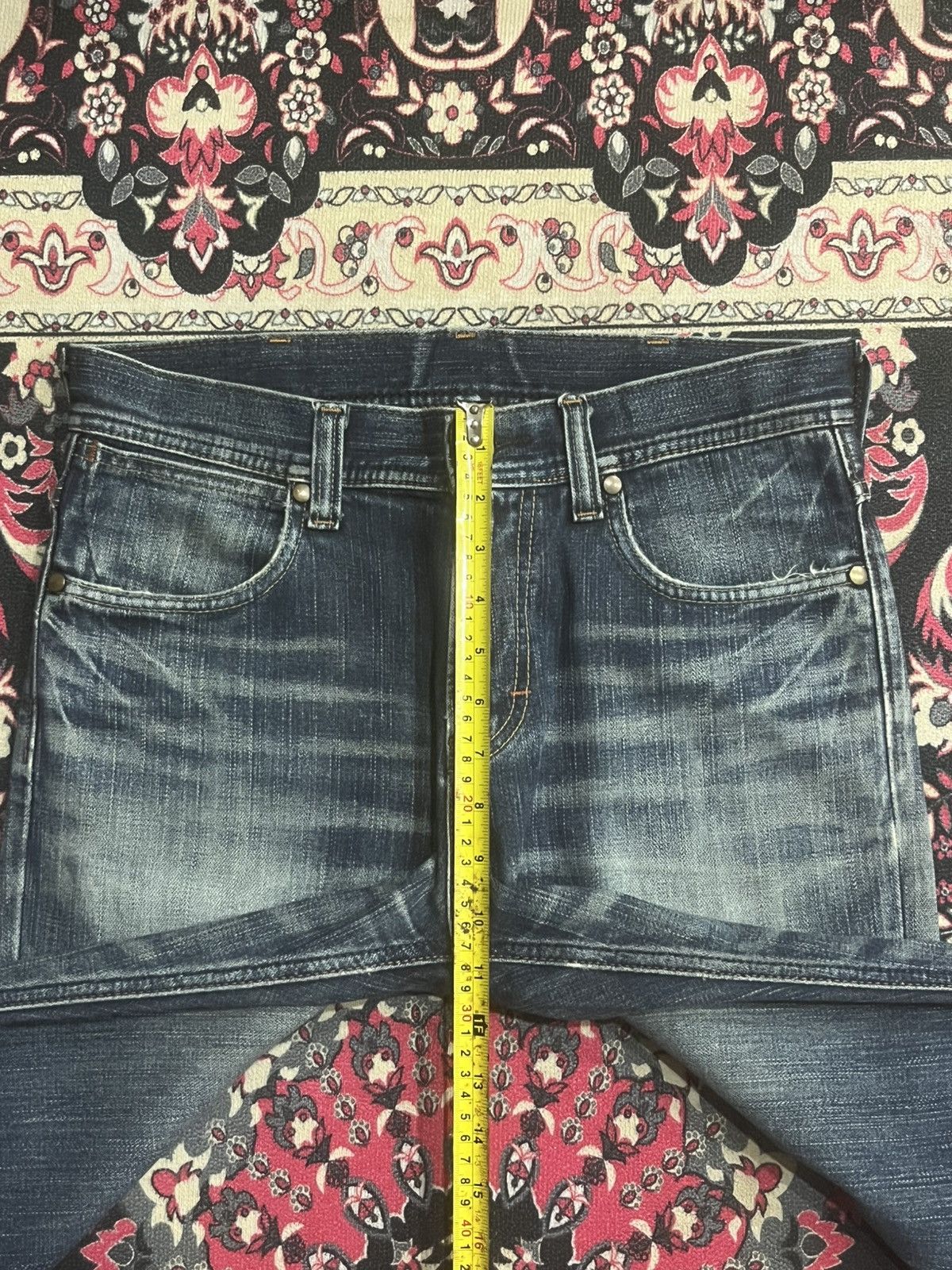 Wrangler Vintage Wrangler Blue Faded Washed Straight Leg Jeans Size US 30 / EU 46 - 13 Thumbnail