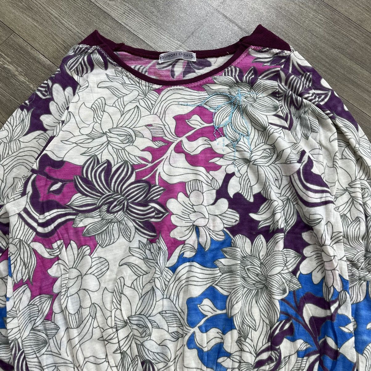 Tsumori Chisato Vintage Tsumori Chisato Issey Miyake Florals Swearshirt Size M / US 6-8 / IT 42-44 - 2 Thumbnail