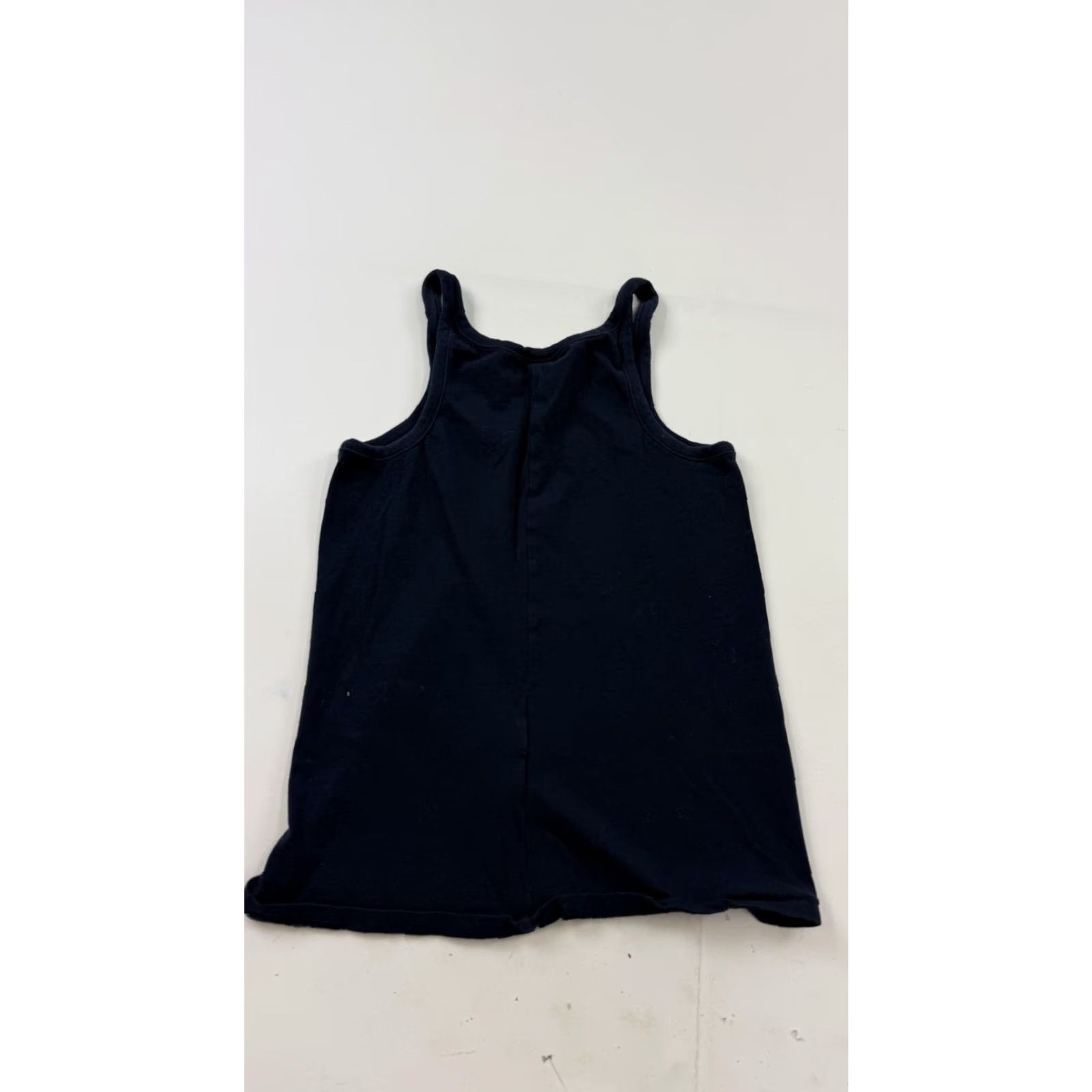 J.Crew J.Crew Tank Top Womens Small Navy Organic Slub 100% Cotton Basic Scoop Neck Size S / US 4 / IT 40 - 5 Thumbnail