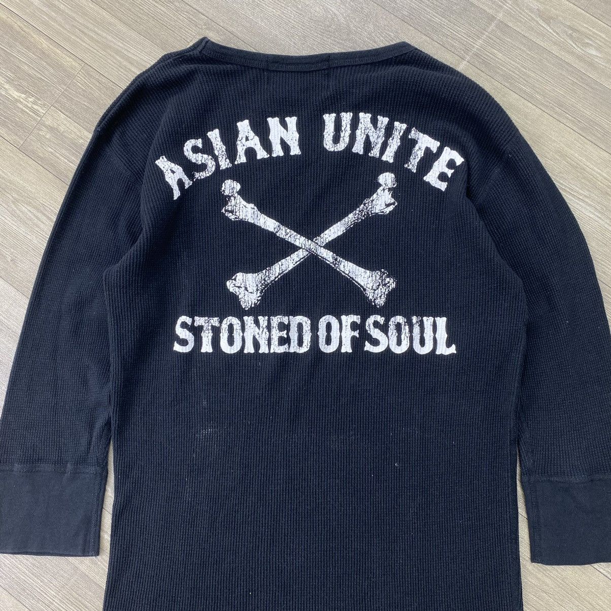 If Six Was Nine 2000s ACC Japanese Cross Bone Punk Lgb Y2K Style Reglan Tee Size US M / EU 48-50 / 2 - 2 Thumbnail