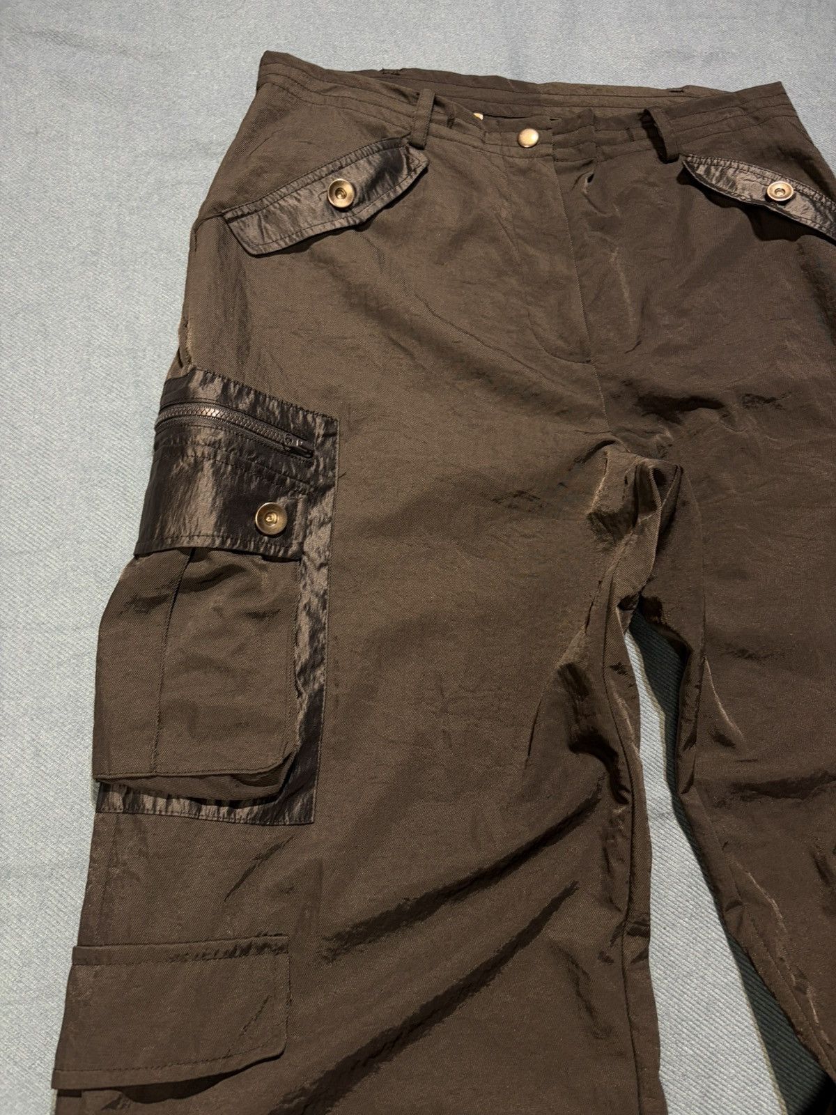 Matin Kim Matin Kim Nylon Cords Multipockets Cargo Pants W35 Size US 35 - 6 Thumbnail