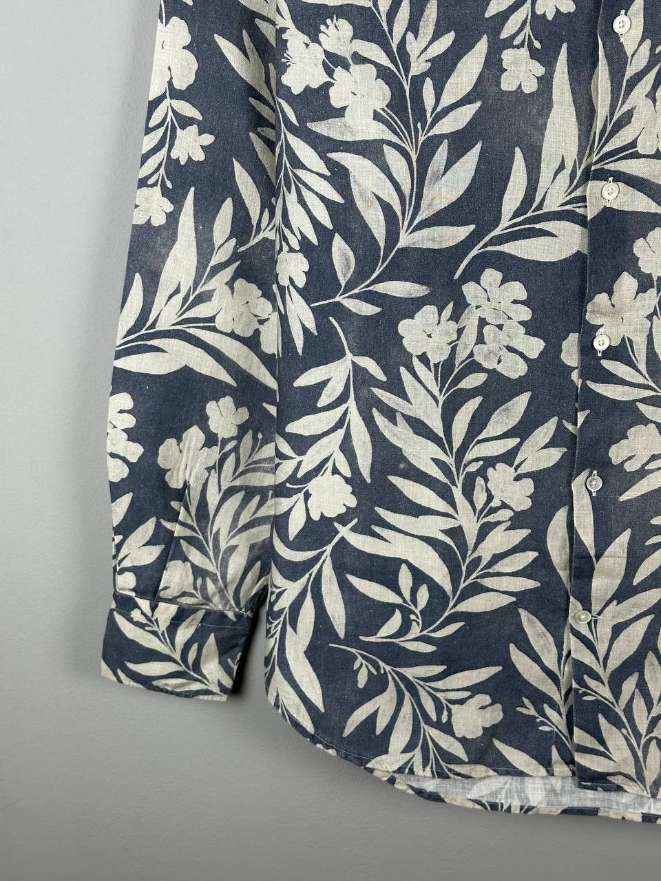 Brooksfield Luxury Brooksfield Torino Linen Summer Shirt Size US M / EU 48-50 / 2 - 6 Thumbnail