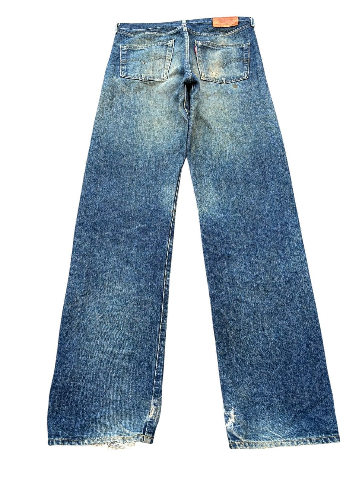 Levi's TRASHER VINTAGE LEVI'S BIG E 503B SELVEDGE DISTRESSED DENIM Size US 32 / EU 48 - 4 Thumbnail
