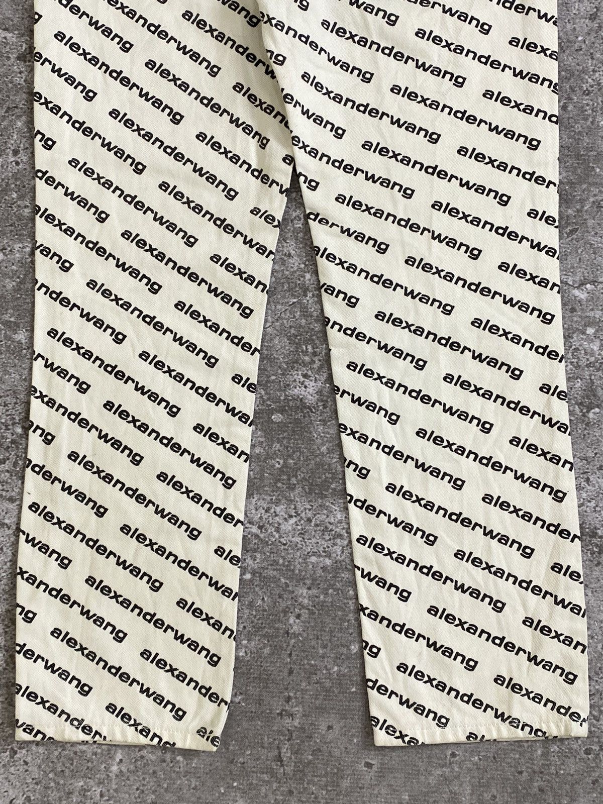 Alexander Wang Alexander wang logo print jeans Size US 26 / EU 42 - 6 Thumbnail