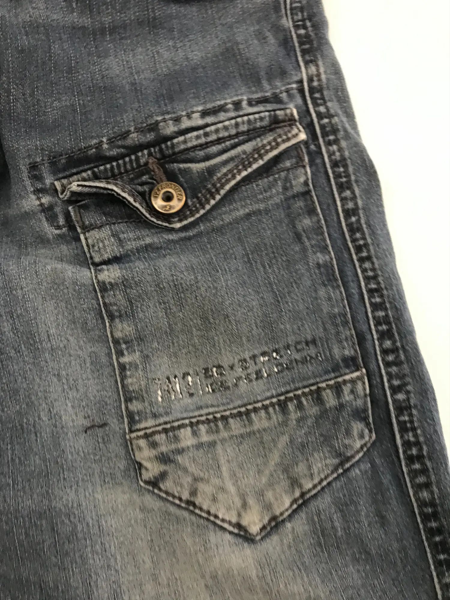 Japanese Brand Frontier Dagger Pocket Multipocket Denim Size US 31 - 11 Thumbnail