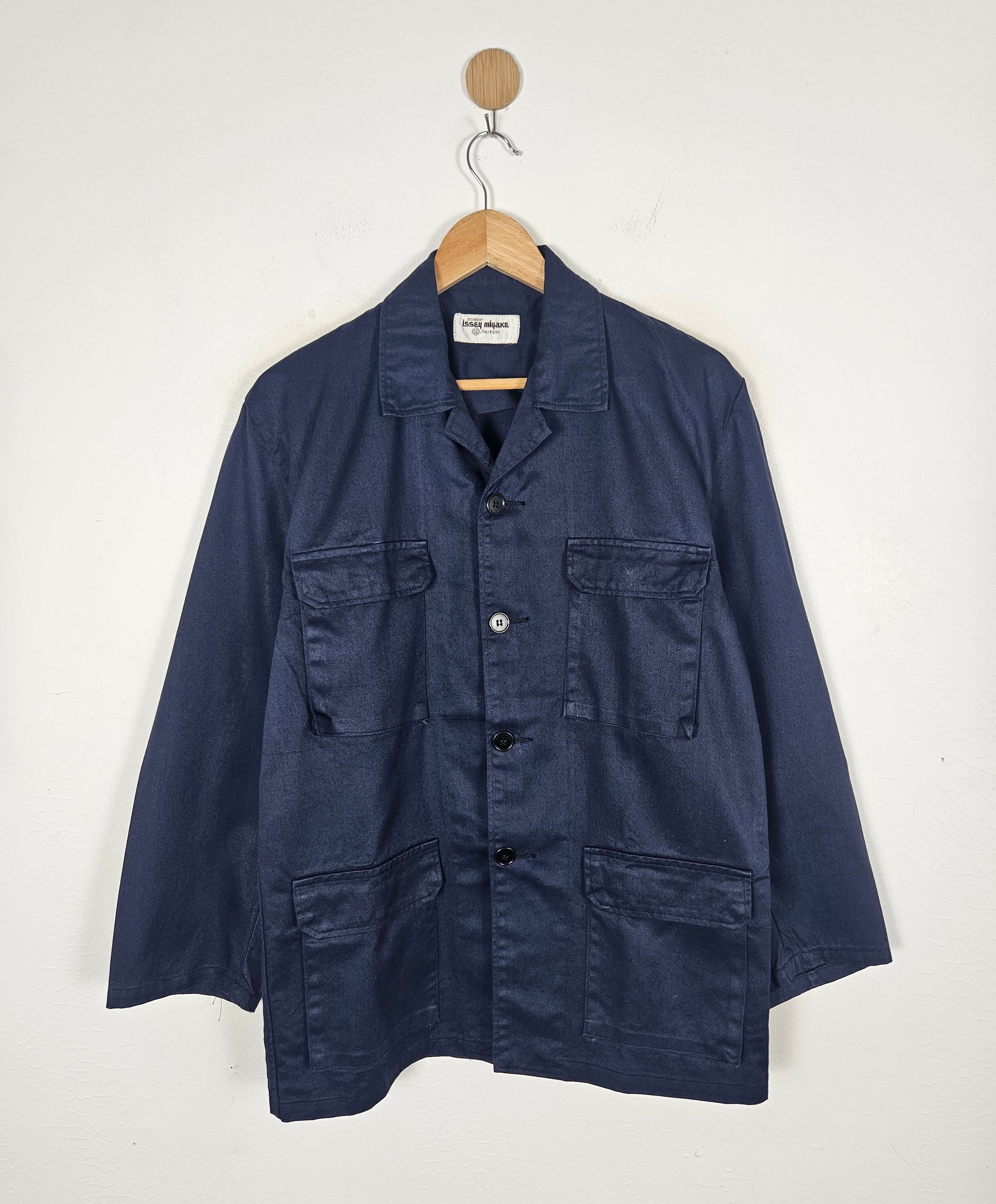 Issey Miyake × Japanese Brand Vintage 1990s Issey Miyake Shiseido Work Jacket Size M / US 6-8 / IT 42-44 - 1 Thumbnail