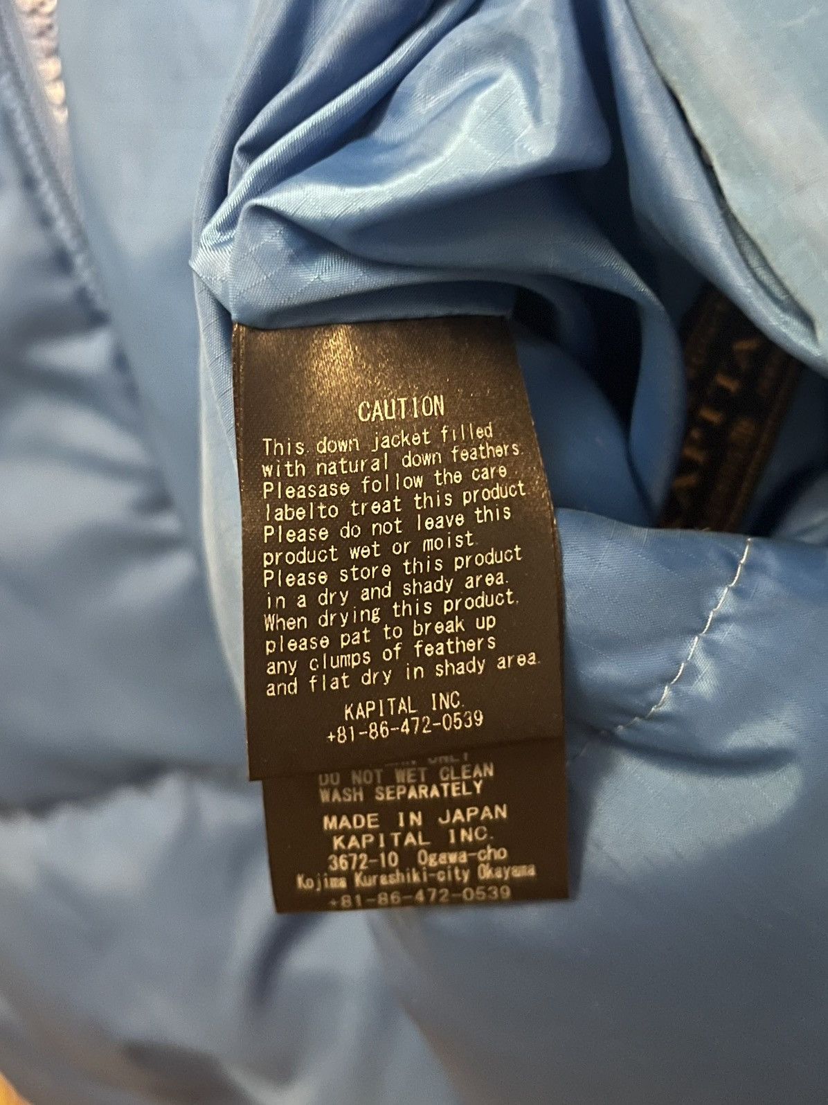 Kapital Kapital Blue Vest Size US L / EU 52-54 / 3 - 9 Thumbnail