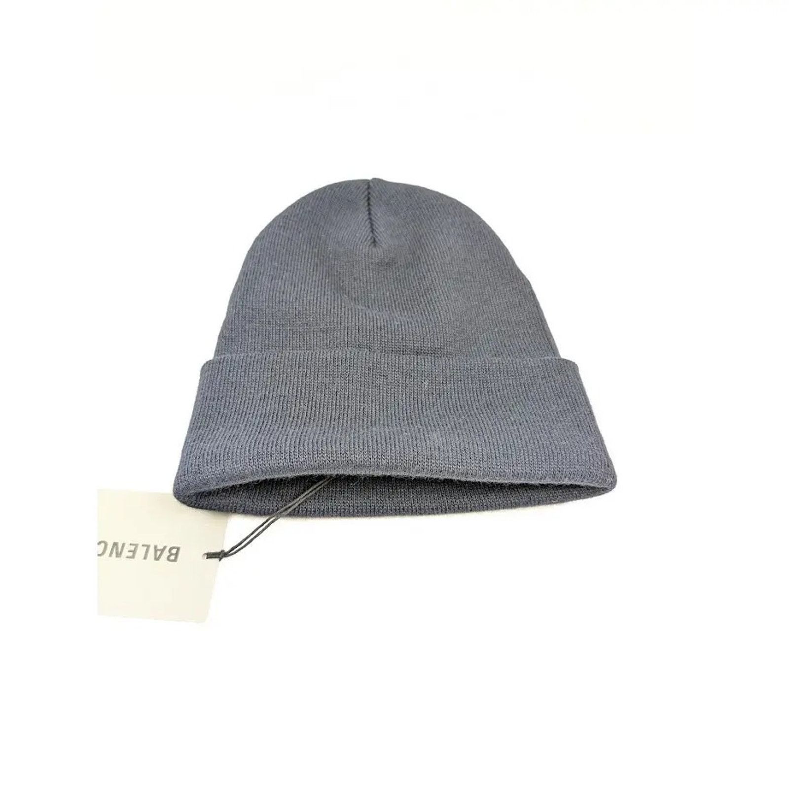 Balenciaga o1rshd1 Q:6 / Size: 1 / Sports Icon Beanie Hat / Cap in Navy Size ONE SIZE - 11 Thumbnail