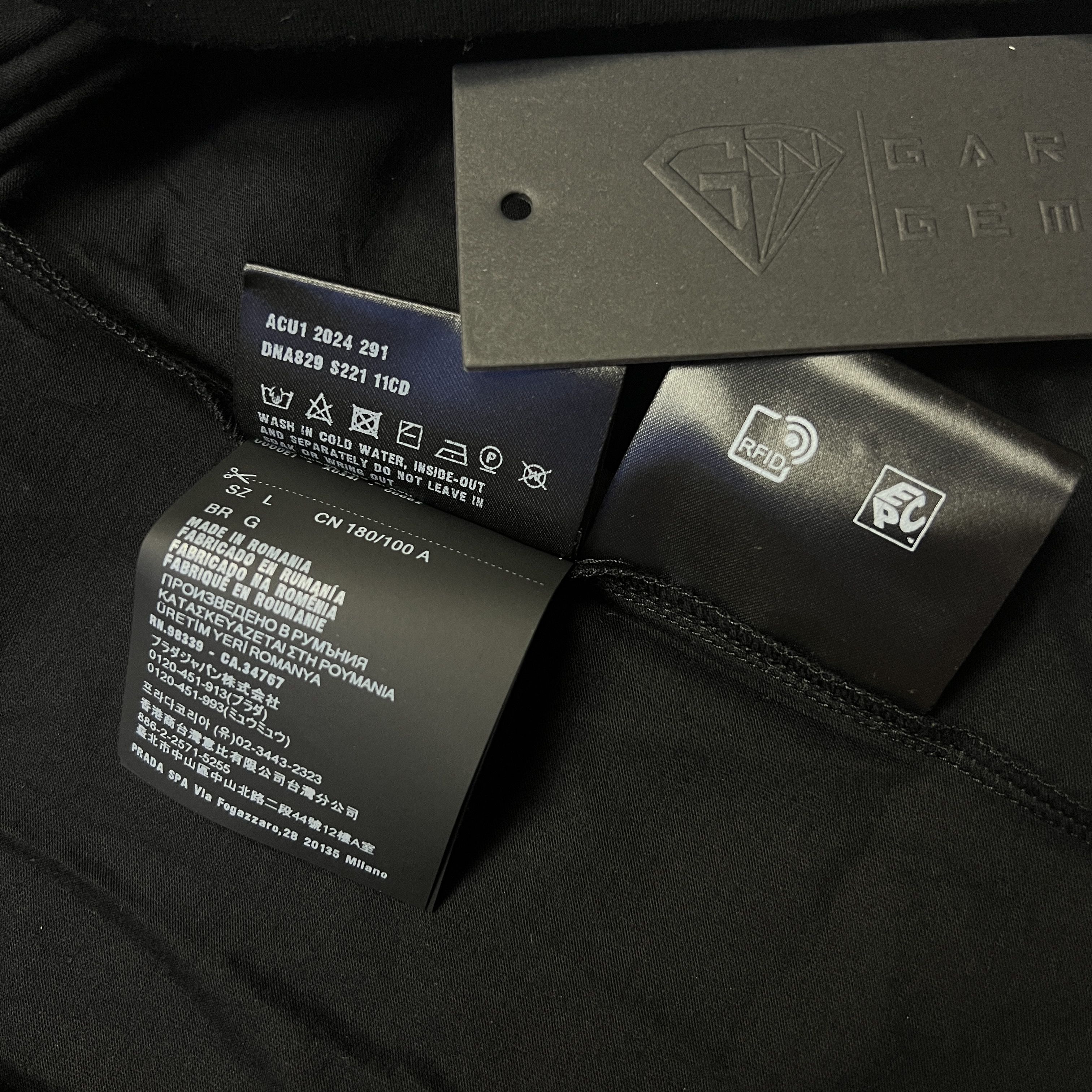 Prada Prada Plain Cotton T-Shirt Size US L / EU 52-54 / 3 - 6 Thumbnail