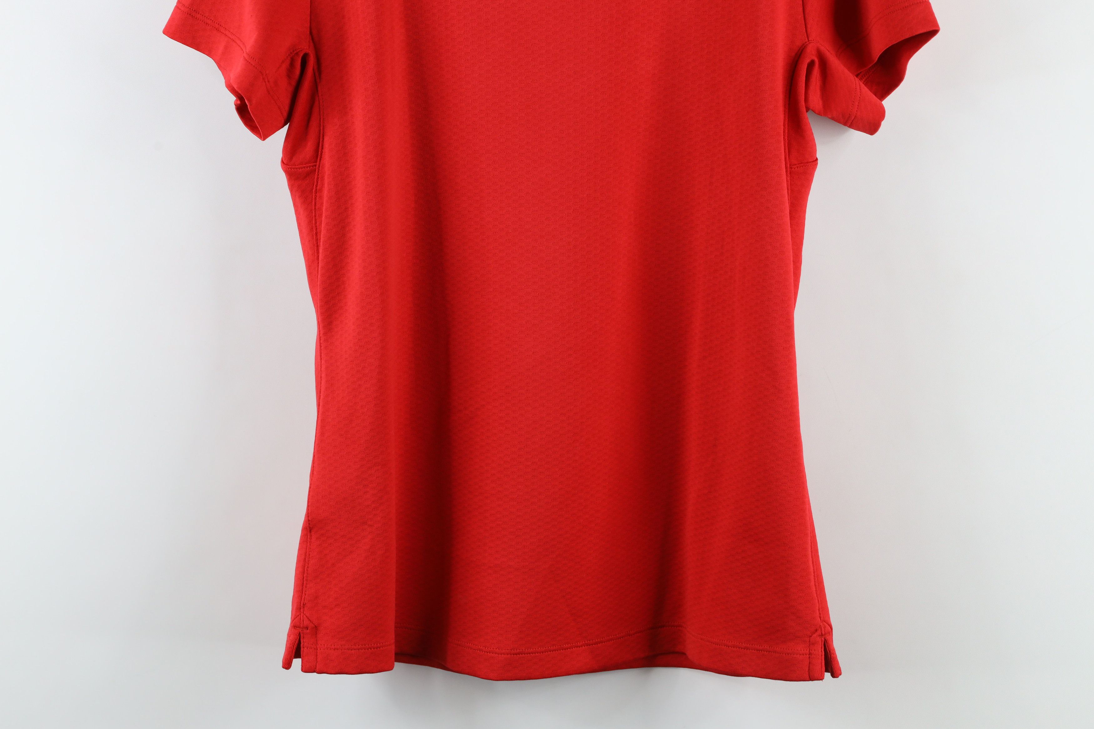 Nike × Vintage Nike Golf Thermal Knit Half Zip Blade Collar Polo Shirt Red Size S / US 4 / IT 40 - 11 Thumbnail