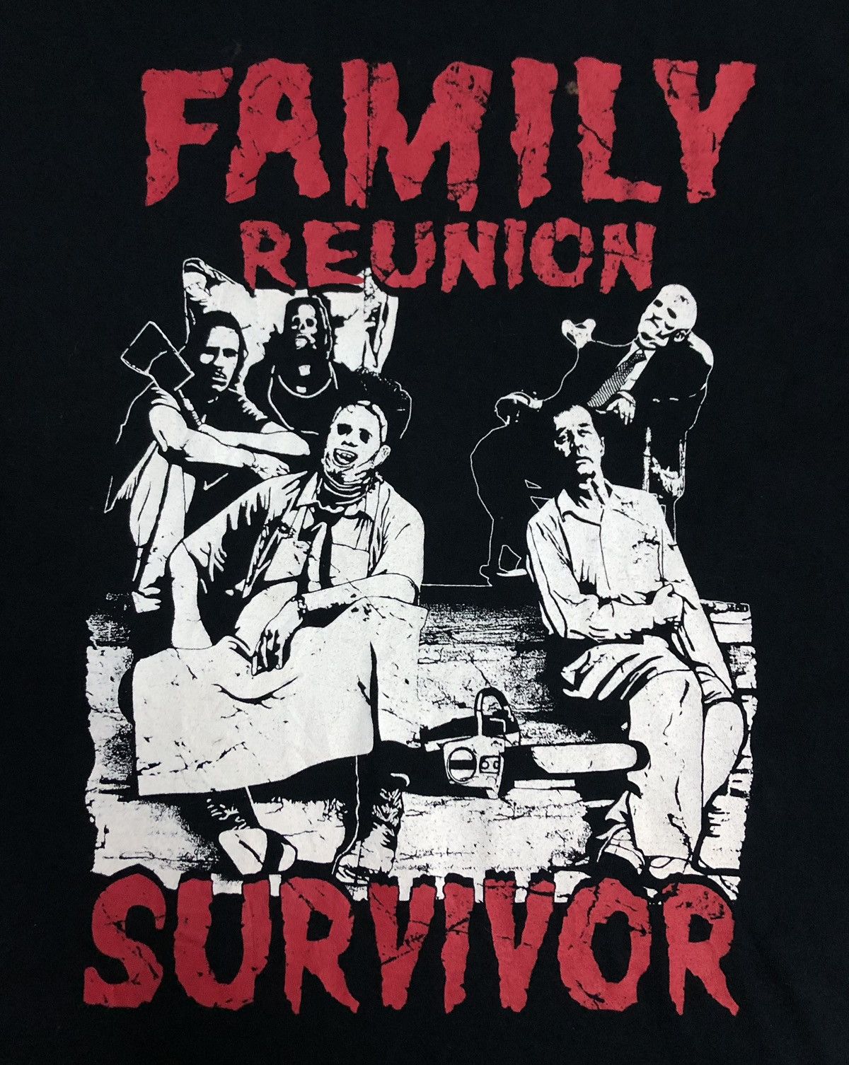 Vintage Family Reunion Survivor T-Shirt Size US M / EU 48-50 / 2 - 3 Thumbnail