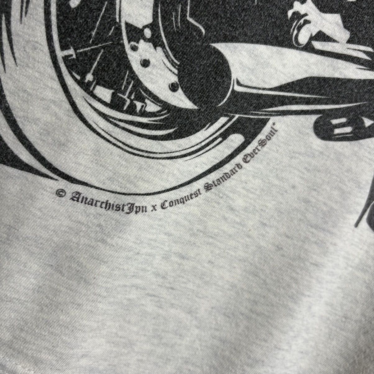 Vintage Vintage Anarchist Ever Soul Motorcycle Biker Graphic T-Shirt Size US L / EU 52-54 / 3 - 4 Thumbnail