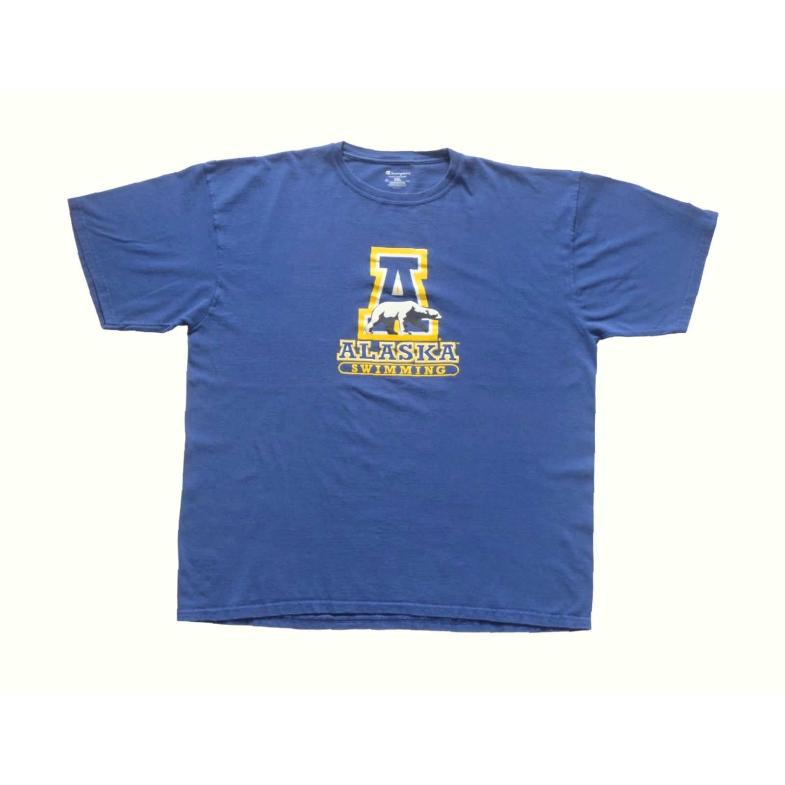 Champion VINTAGE Champion NCAA VTG ALASKA NANOOK SWIMMING BLUE RETRO T SHIRT MEN SZ 2XL 2010-2019 Shirt Men 2XL Blue Retro School Athlet ic Size US XXL / EU 58 / 5 - 2 Thumbnail