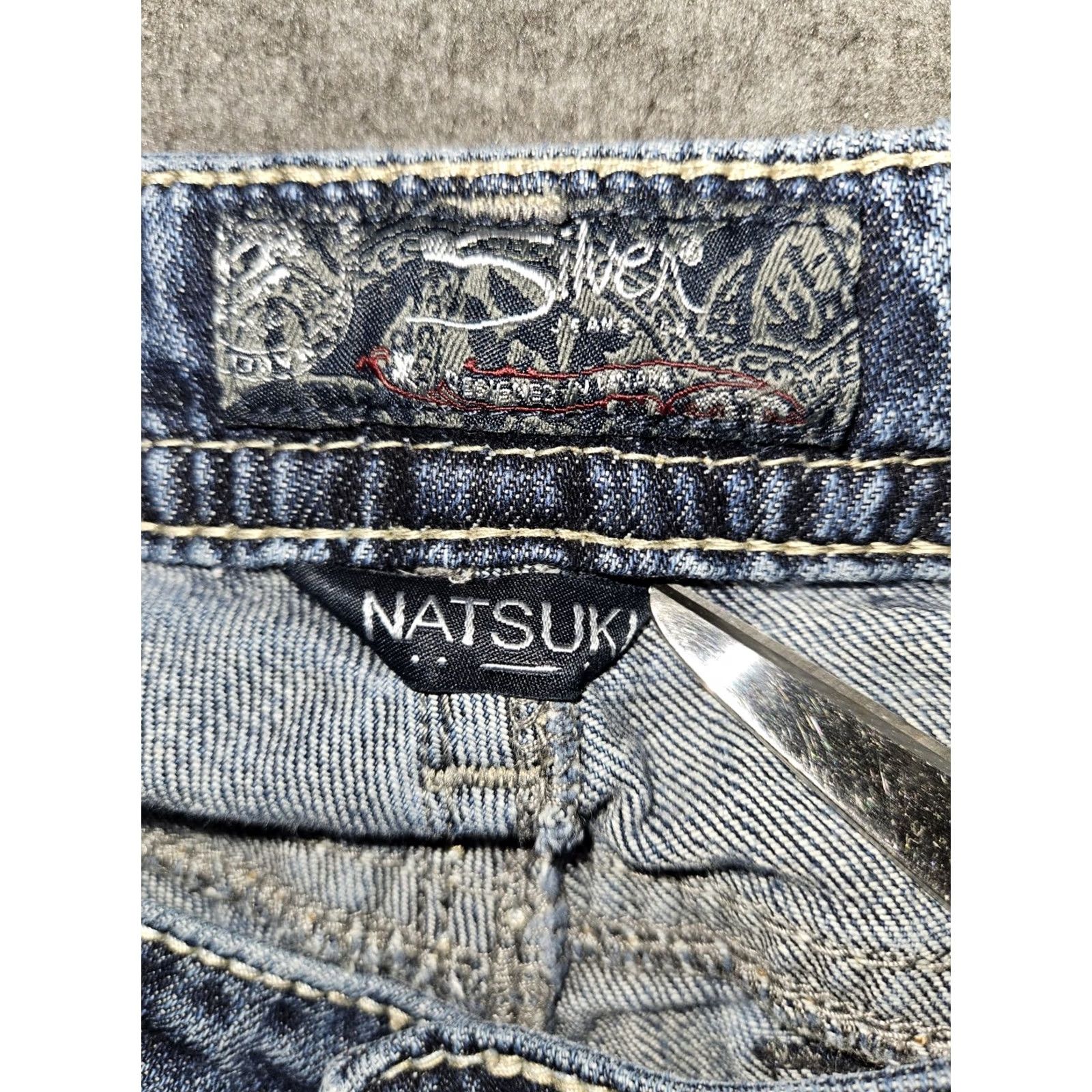 Silver Jeans Co. Silver Jeans Women's Bootcut Jeans Low Rise Silver 29x26 Natsuki Preppy Size 29" - 2 Thumbnail