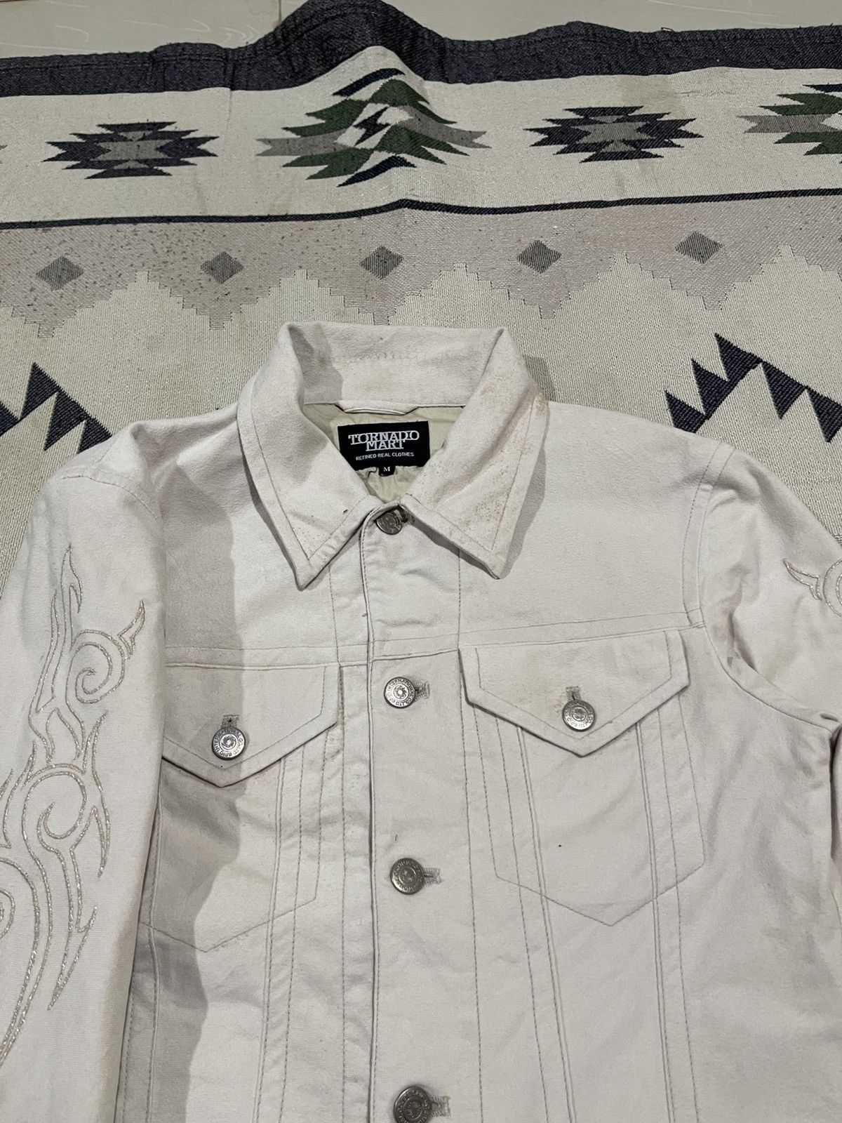 Tornado Mart 2000s TORNADO MART WESTERN STYLE TRIBAL SLEEVE JACKET Size M / US 6-8 / IT 42-44 - 8 Thumbnail