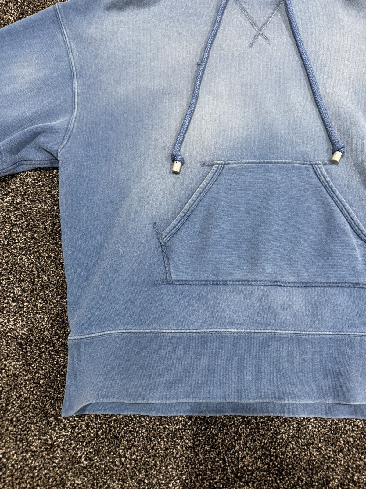 Loewe Loewe x JW Anderson Vintage Faded Blue Dyed Crewneck Hoodie Size US L / EU 52-54 / 3 - 7 Thumbnail
