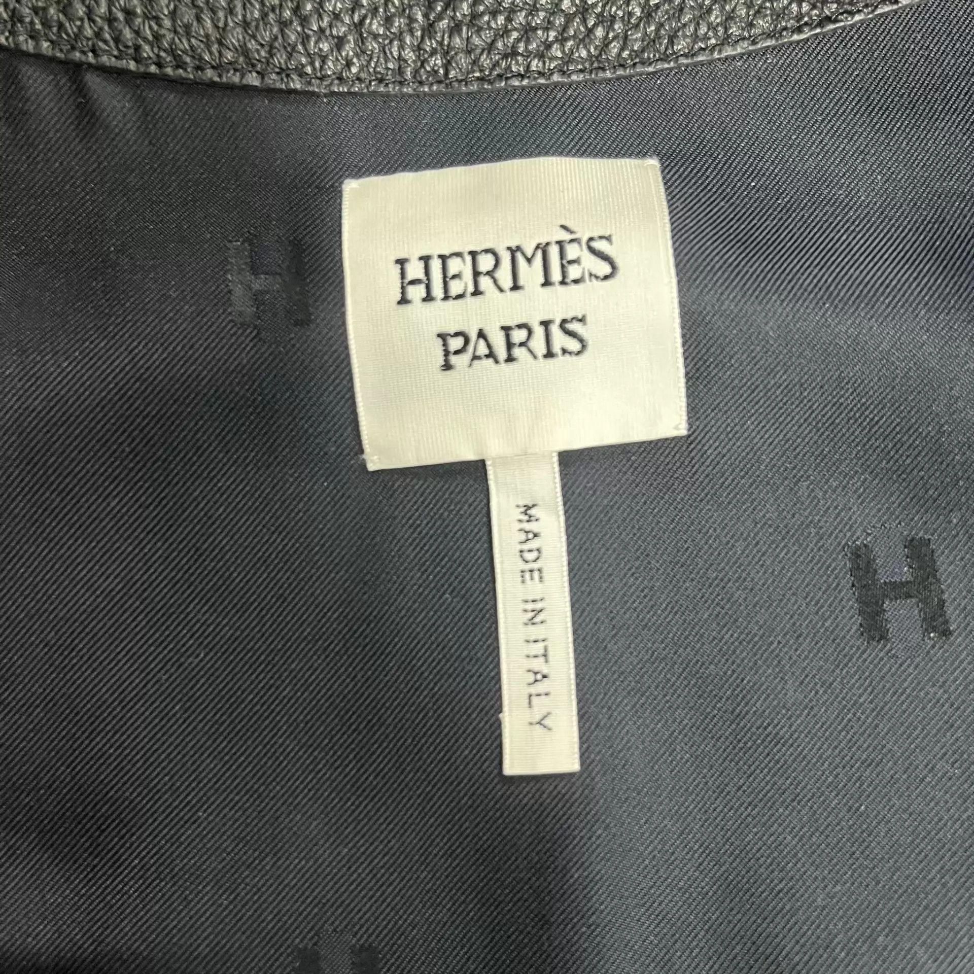 Hermes Hermès Deerskin Sleeveless Long Black Vest Size XS / US 0-2 / IT 36-38 - 5 Thumbnail