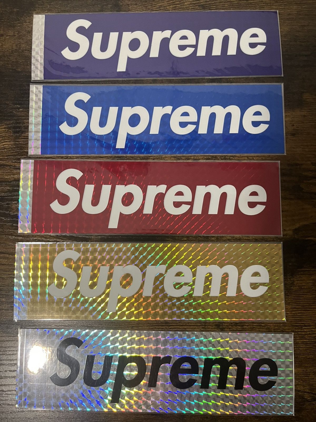 Supreme Supreme holographic box logo sticker set Size ONE SIZE - 3 Thumbnail