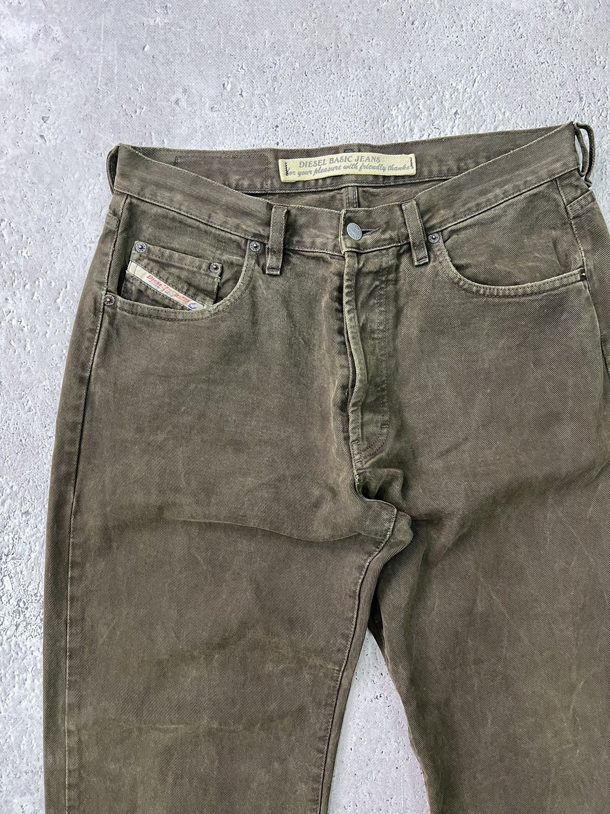 Diesel × Vintage Diesel Distressed Pants Vintage Dirty Faded Y2K Size US 34 / EU 50 - 3 Thumbnail