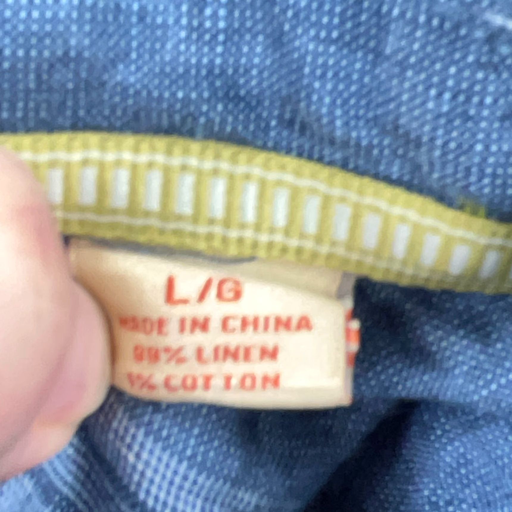 Tommy Bahama VINTAGE Tommy Bahama Shirt Men Large Blue Striped Linen Button-Up Casual Beachwear Summer Mens Size US L / EU 52-54 / 3 - 7 Thumbnail
