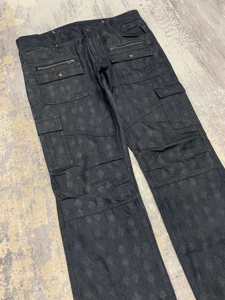 If Six Was Nine Semantic Design Multi Pocket Avant Garde Cargo Pants Size US 35 - 2 Thumbnail