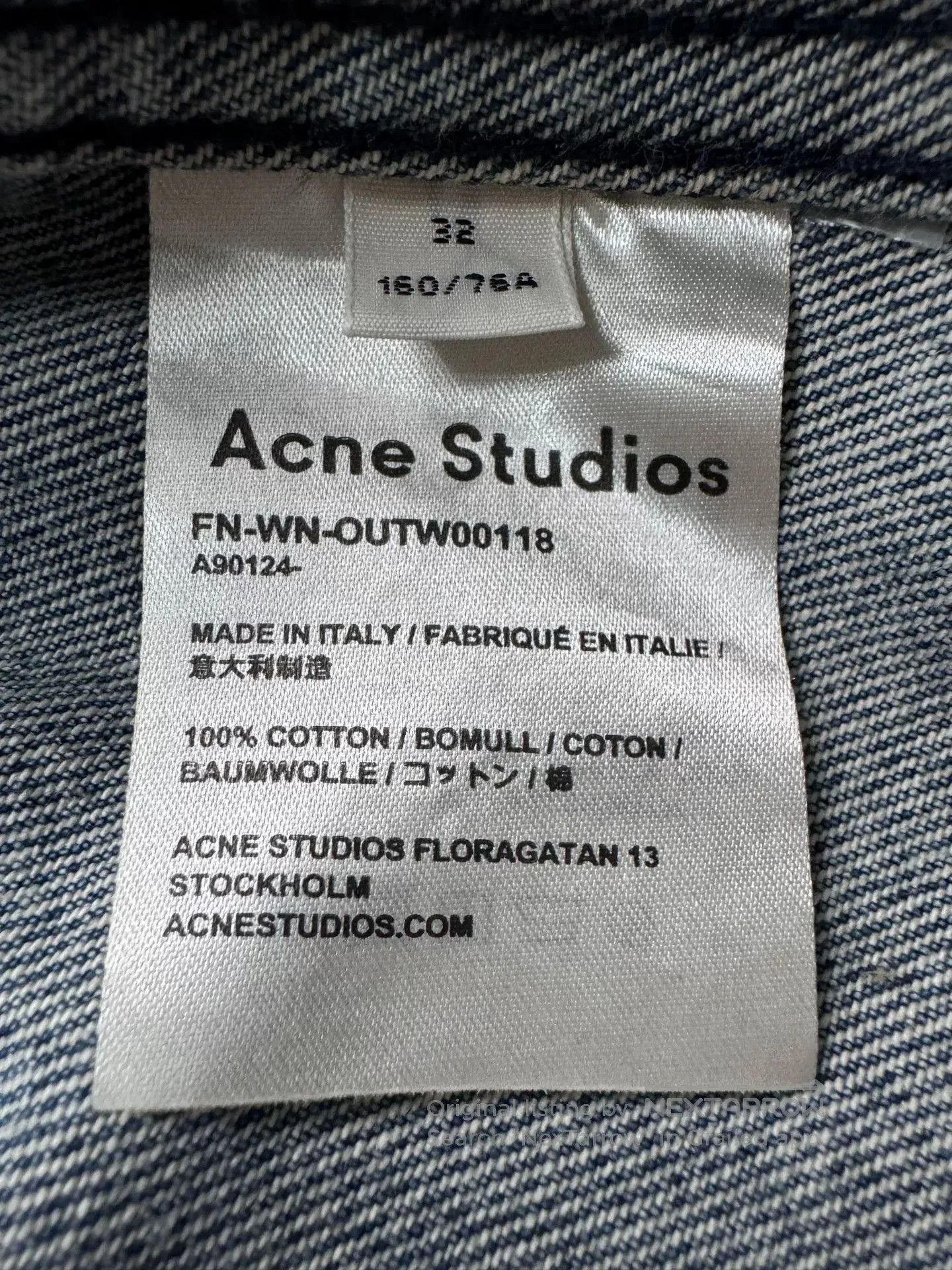 Acne Studios Acne Studios Oversized Denim Jacket. Size US M / EU 48-50 / 2 - 6 Thumbnail
