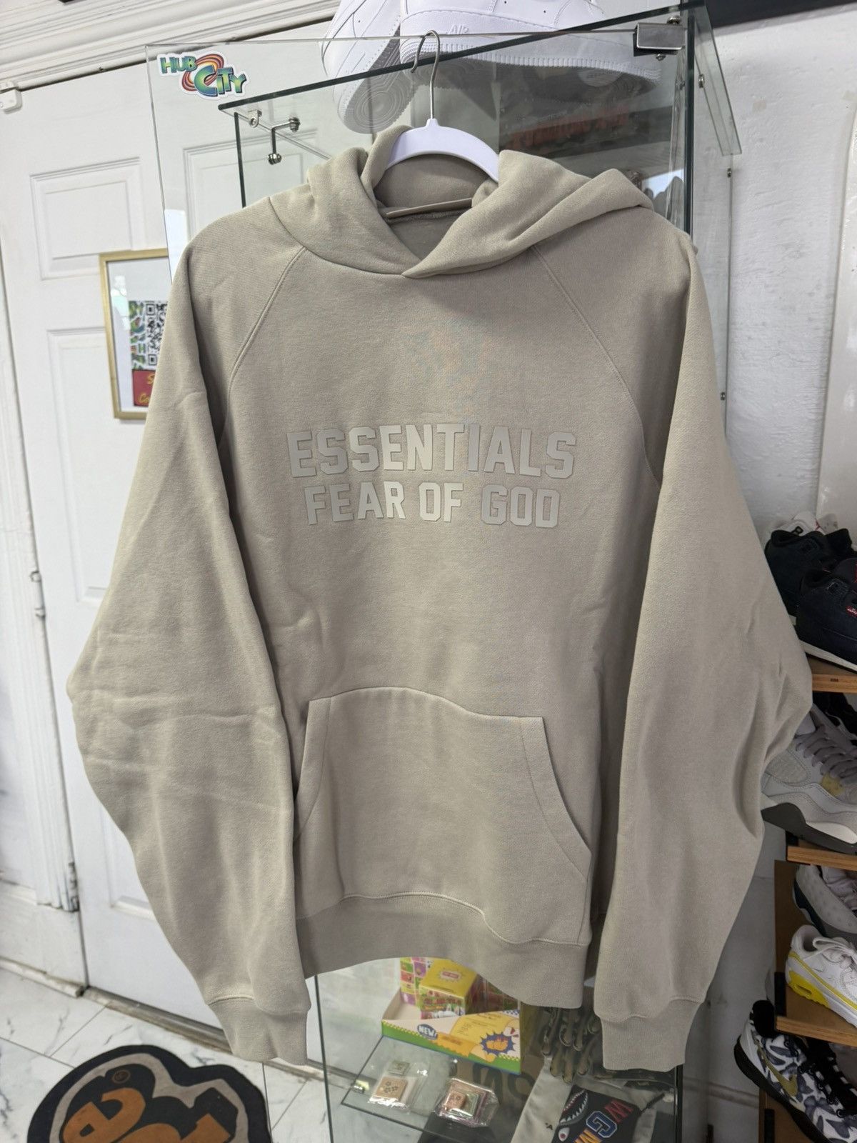Essentials Essentials Hoodie (Cream/Beige) Size US L / EU 52-54 / 3 - 1 Thumbnail